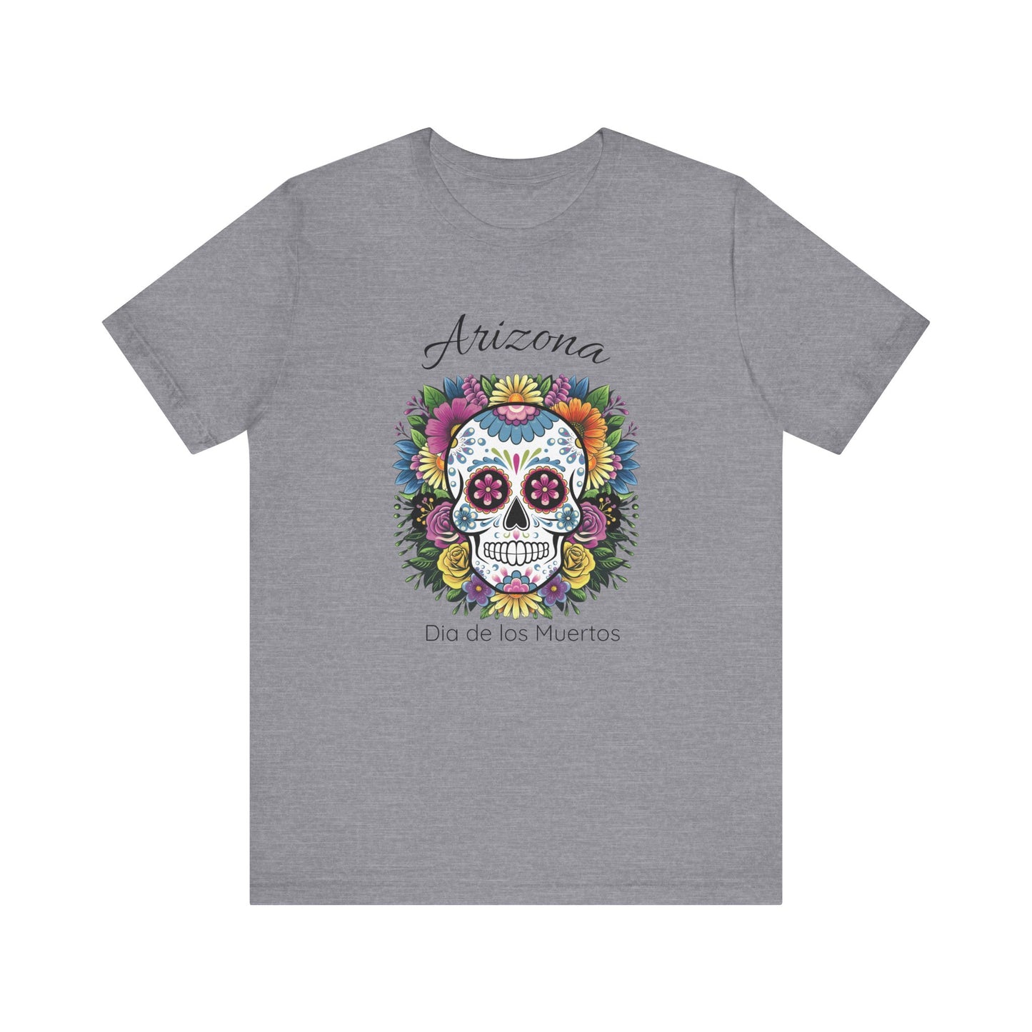 Day of the Dead Skull Tee - Perfect for Celebrations, Gifts, Festivals, Halloween, Cultural Events, Dia de los Muertos