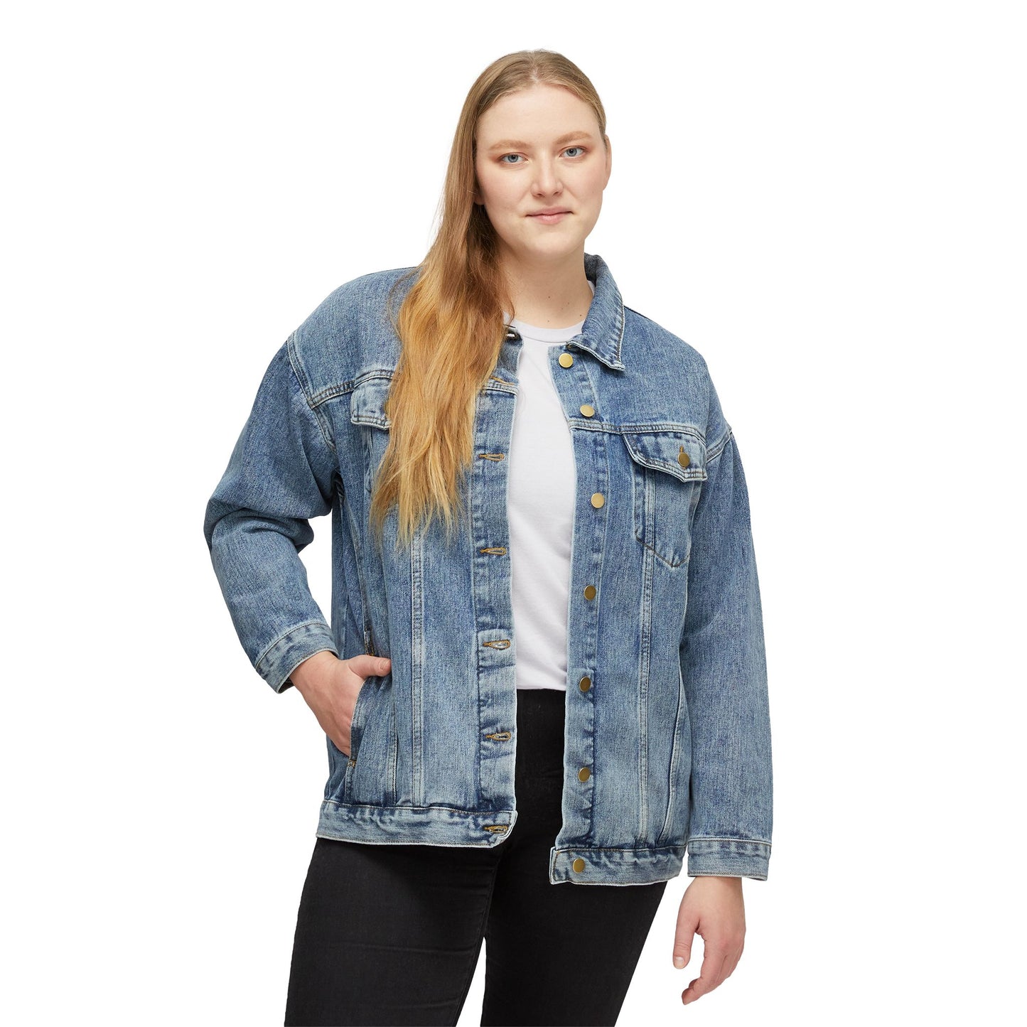 Day of the Dead Denim Jacket, Women's Fall Jacket, Casual Layering Piece, Festival Wear, Unique Gift Idea, Bohemian Style Jacket