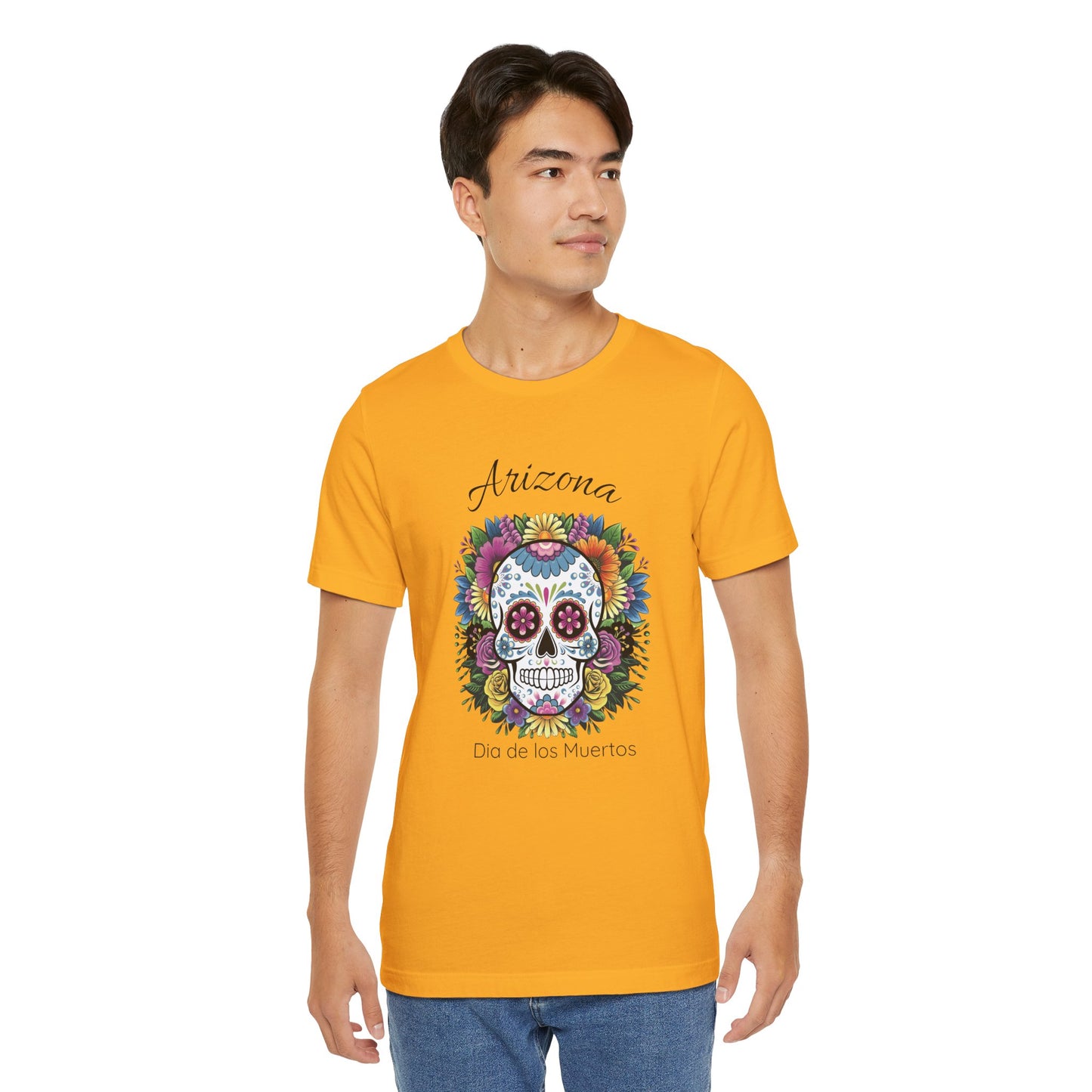 Day of the Dead Skull Tee - Perfect for Celebrations, Gifts, Festivals, Halloween, Cultural Events, Dia de los Muertos