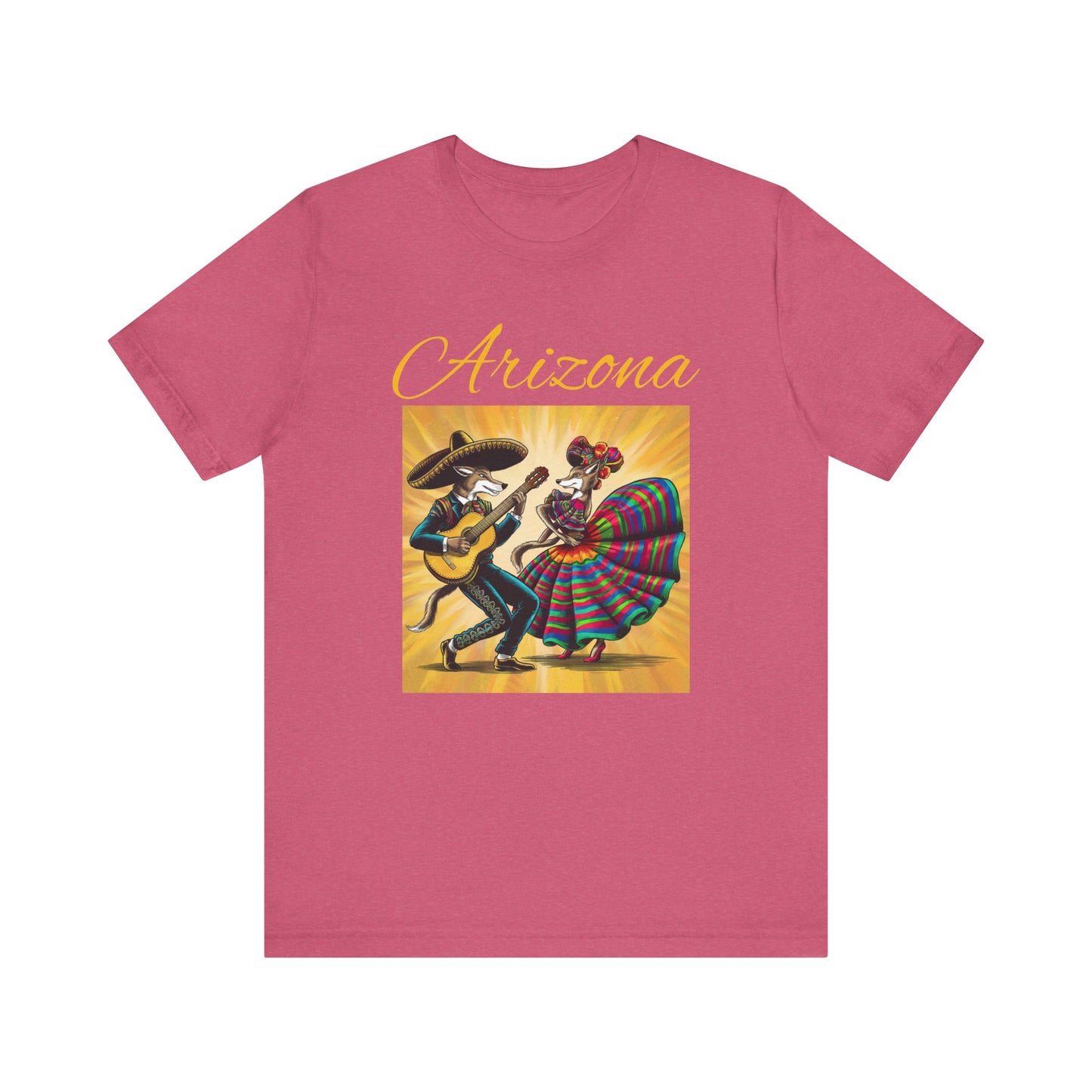 Arizona Fiesta Unisex Jersey Tee - Celebratory T-Shirt for Culture Lovers, Perfect for Parties, Gifts, Summer Festivals, and Day of the Dead