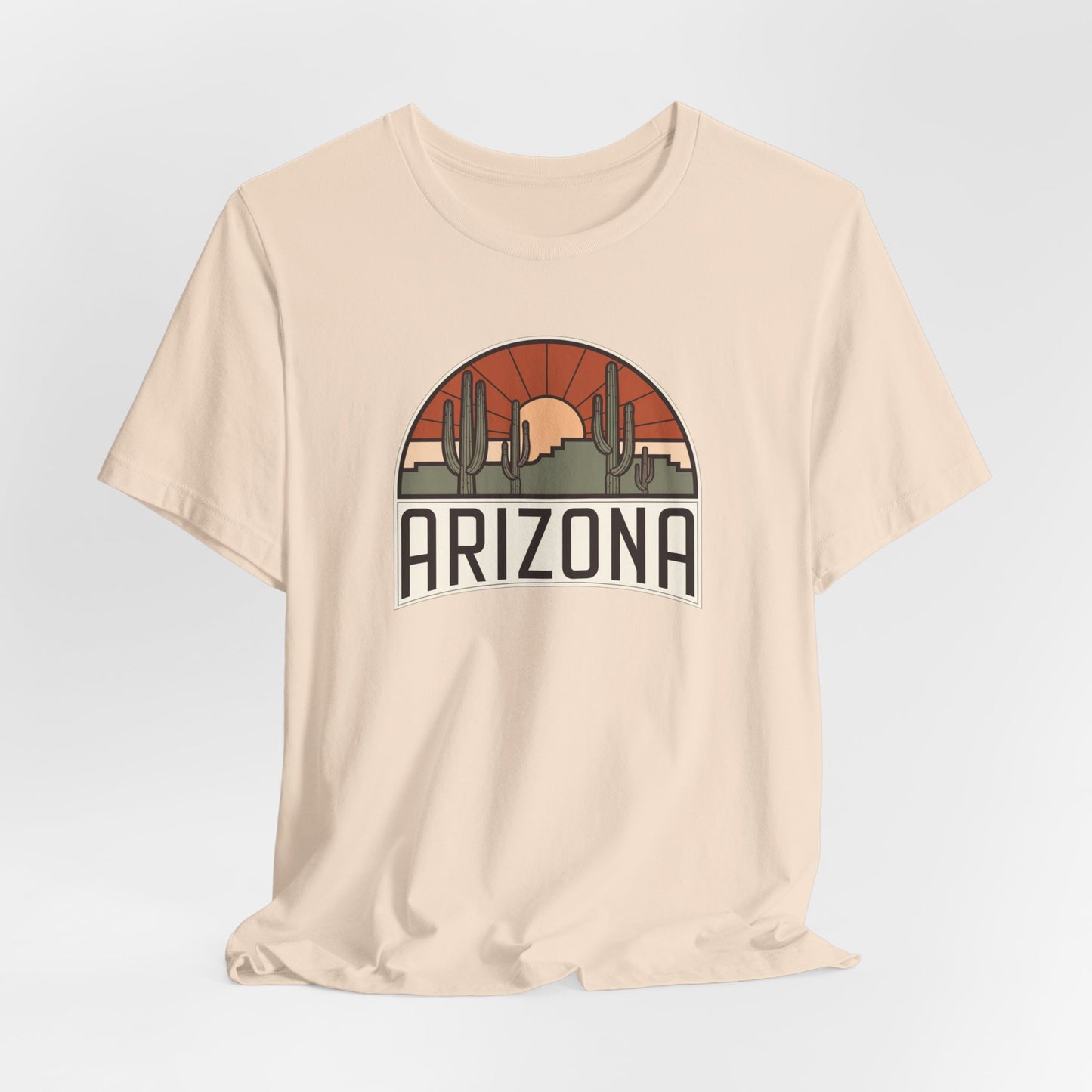 Vintage Saguaros Tee, Travel, Nature inspired, Arizona Cactus