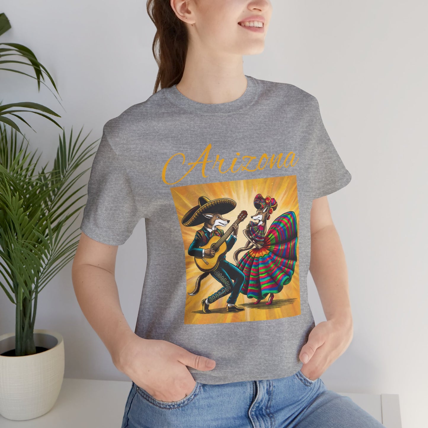 Arizona Fiesta Unisex Jersey Tee - Celebratory T-Shirt for Culture Lovers, Perfect for Parties, Gifts, Summer Festivals, and Day of the Dead
