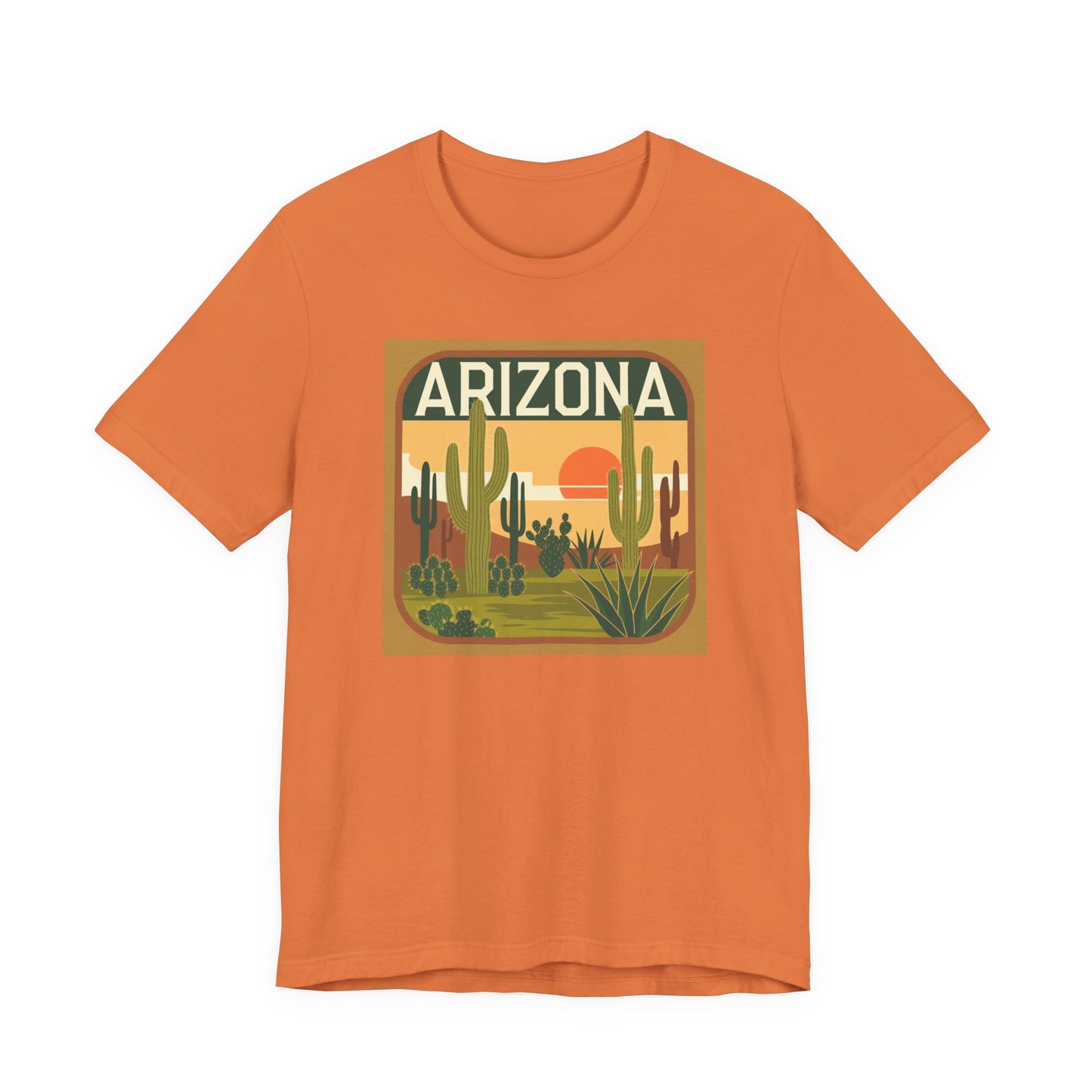 Arizona Sunset Graphic Tee | Casual Wear, Travel Souvenir, Vacation Shirt, Summer Apparel, Desert Nature Gift