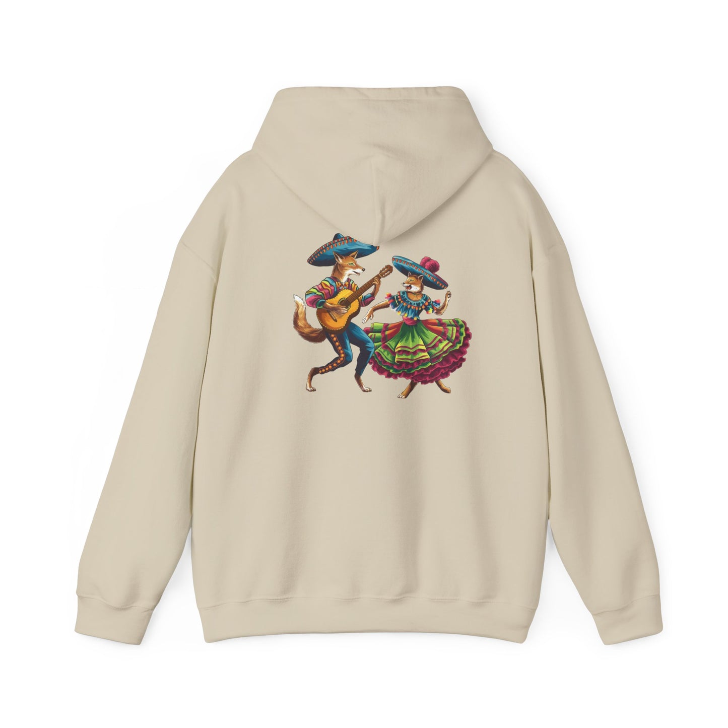 Folklorico Coyote & Bobcat Hoodie — Mariachi Dancers Design