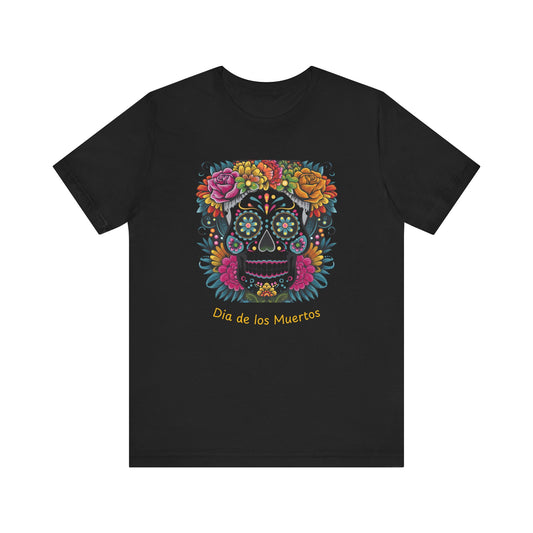 Dia de los Muertos Skull Tee - Unisex Jersey Short Sleeve Shirt, Day of the Dead Gift, Halloween Shirt, Festive Apparel, Colorful [...]