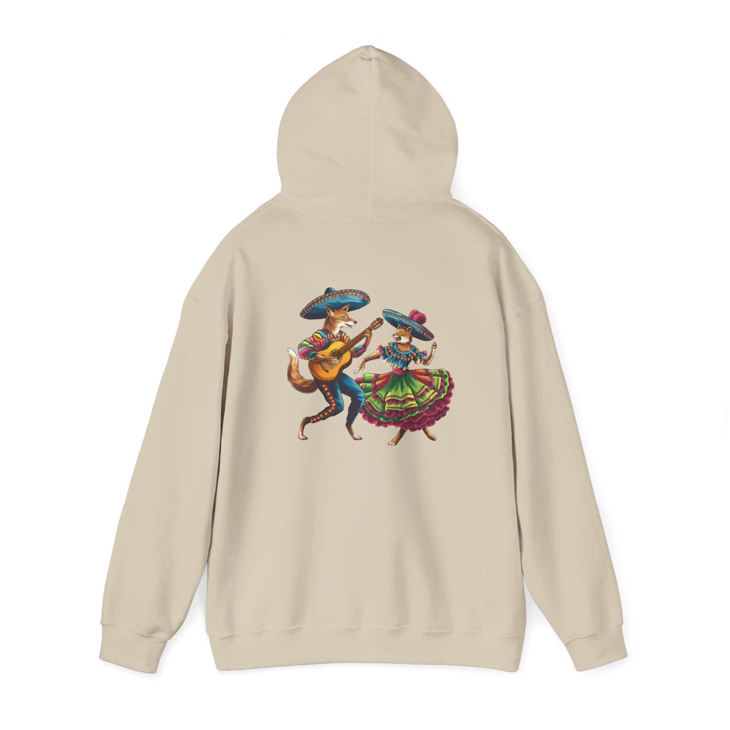 Folklorico Coyote & Bobcat Hoodie — Mariachi Dancers Design