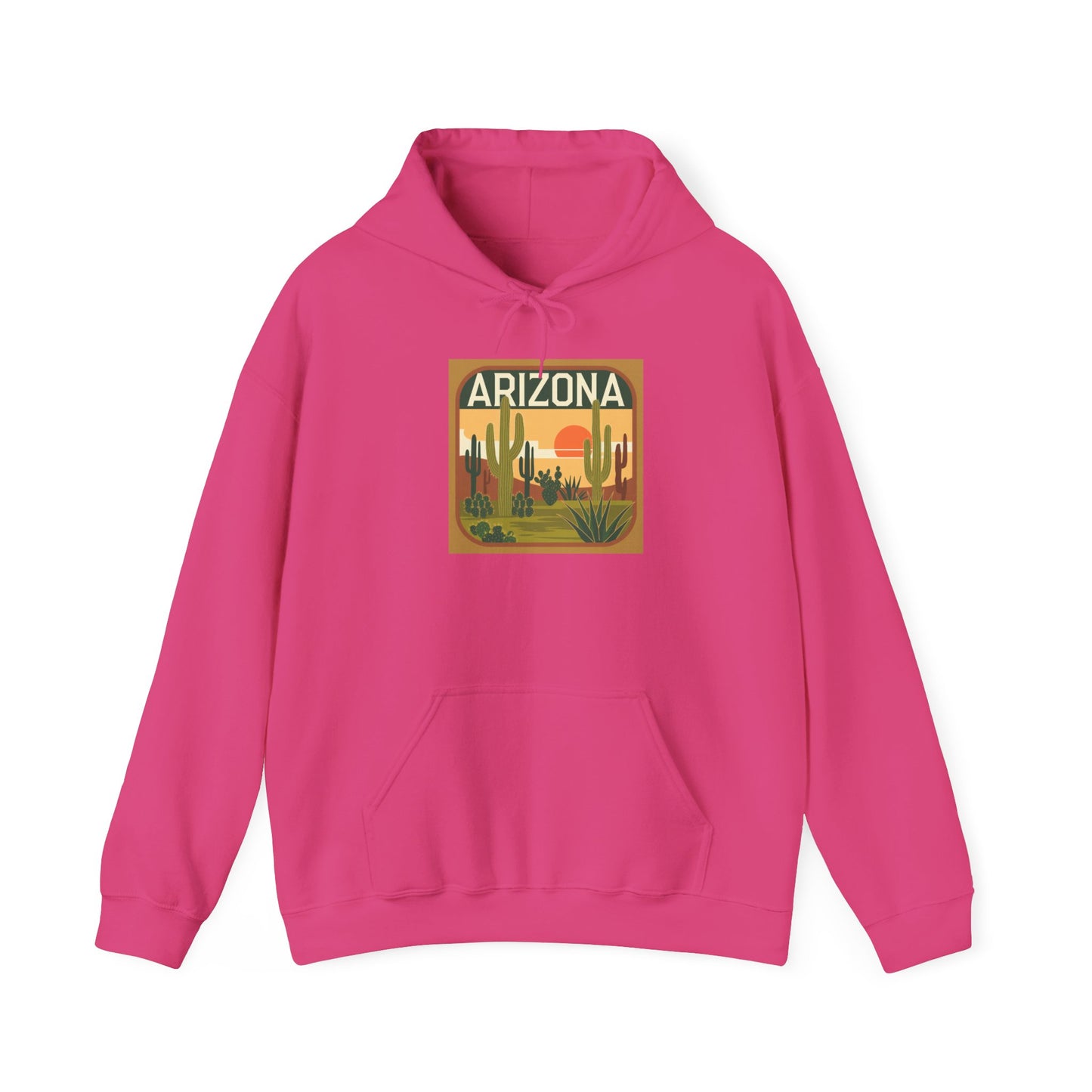 Desert Sunset Arizona Hoodie, Cozy Sweatshirt, Gift for Travelers, Unisex Hooded Pullover, Vintage Style Arizona Apparel, Nature Lover [...]