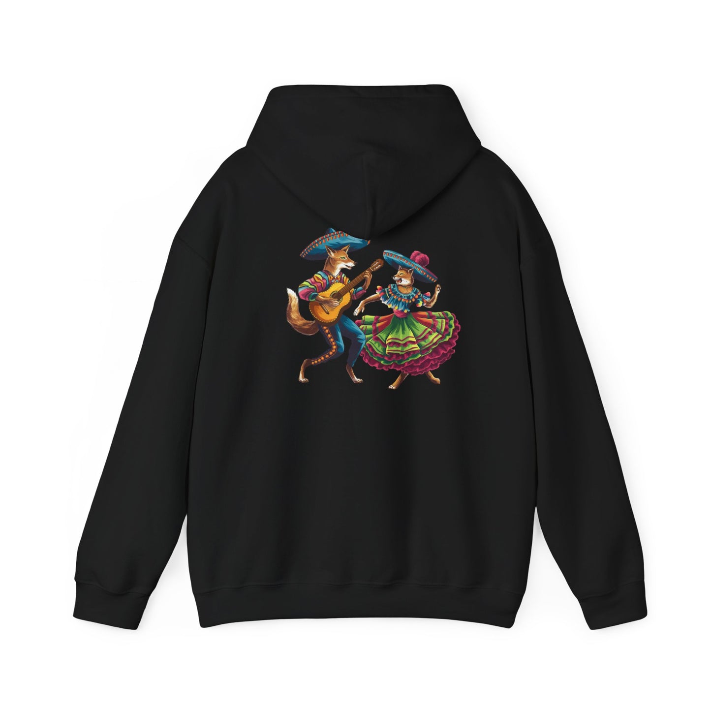 Folklorico Coyote & Bobcat Hoodie — Mariachi Dancers Design