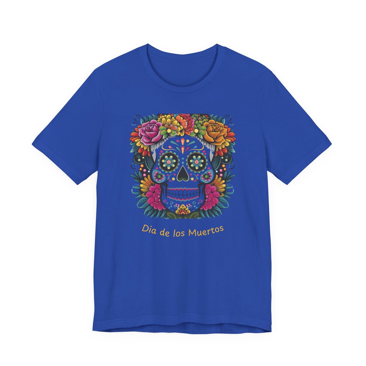 Dia de los Muertos Skull Tee - Unisex Jersey Short Sleeve Shirt, Day of the Dead Gift, Halloween Shirt, Festive Apparel, Colorful [...]