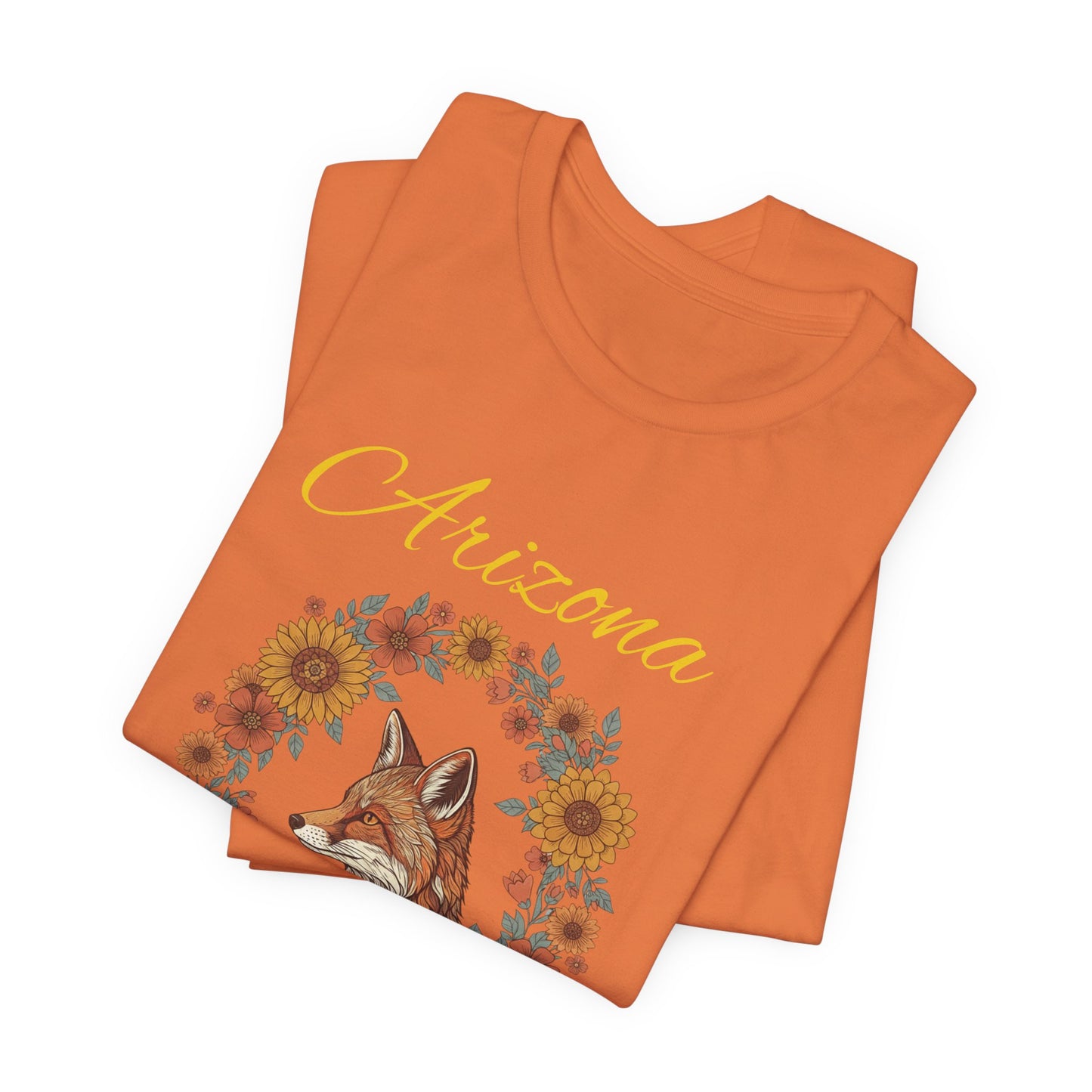 Arizona Coyote Floral Tee