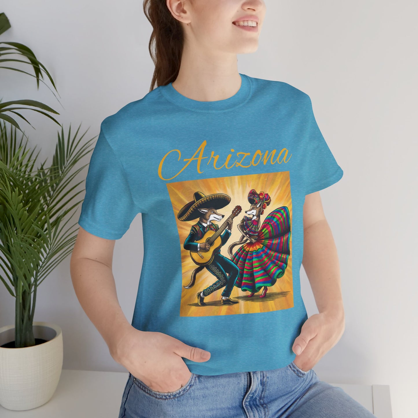 Arizona Fiesta Unisex Jersey Tee - Celebratory T-Shirt for Culture Lovers, Perfect for Parties, Gifts, Summer Festivals, and Day of the Dead