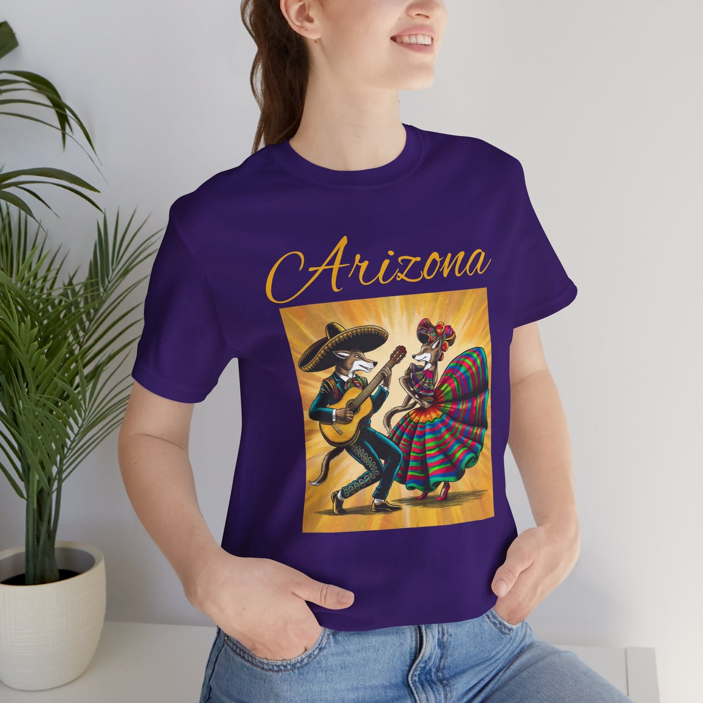 Arizona Fiesta Unisex Jersey Tee - Celebratory T-Shirt for Culture Lovers, Perfect for Parties, Gifts, Summer Festivals, and Day of the Dead