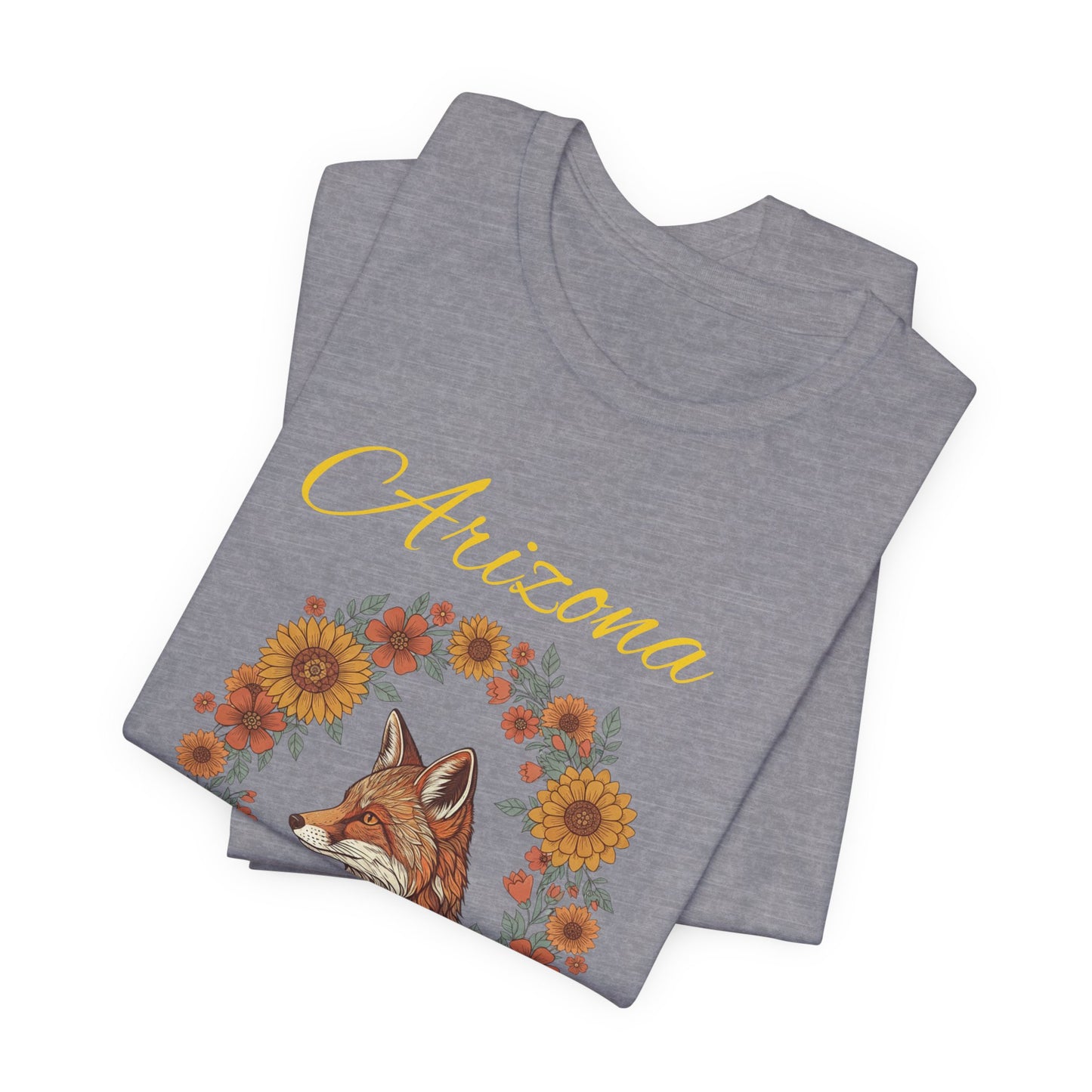 Arizona Coyote Floral Tee