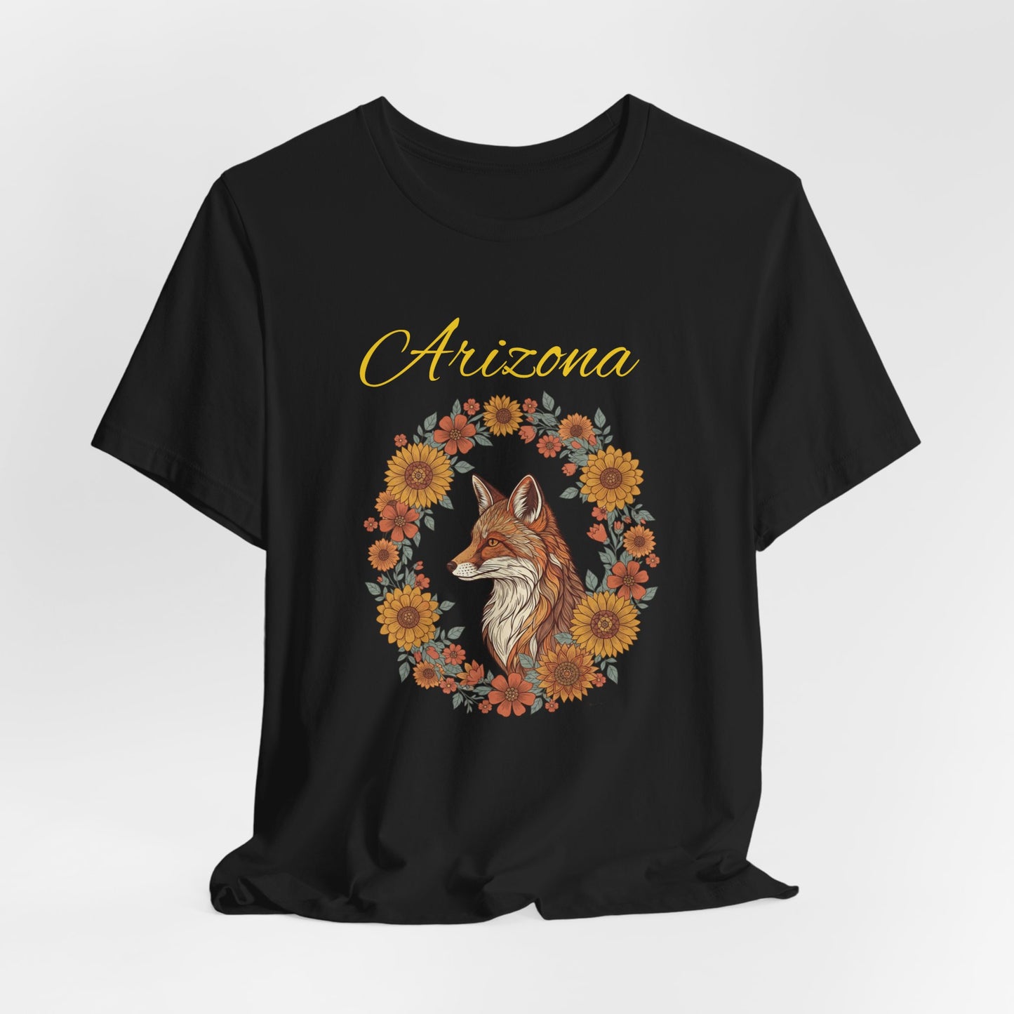 Arizona Coyote Floral Tee