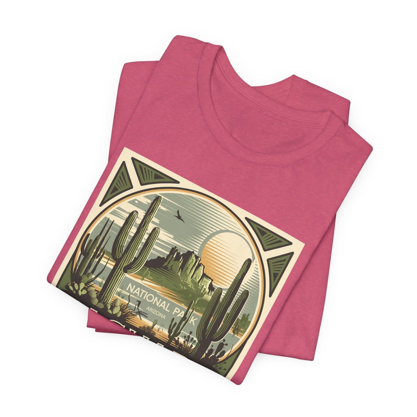 Saguaro National Park Vintage Tee, Arizona Travel and Souvenir ,Unisex short sleeve tee
