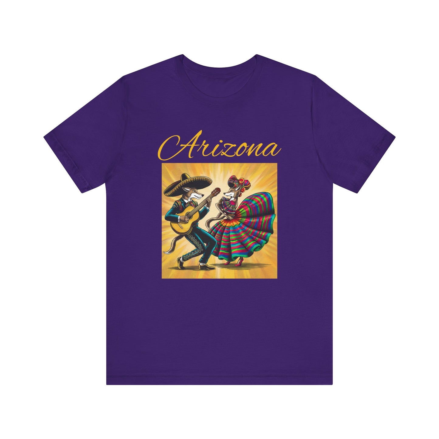 Arizona Fiesta Unisex Jersey Tee - Celebratory T-Shirt for Culture Lovers, Perfect for Parties, Gifts, Summer Festivals, and Day of the Dead