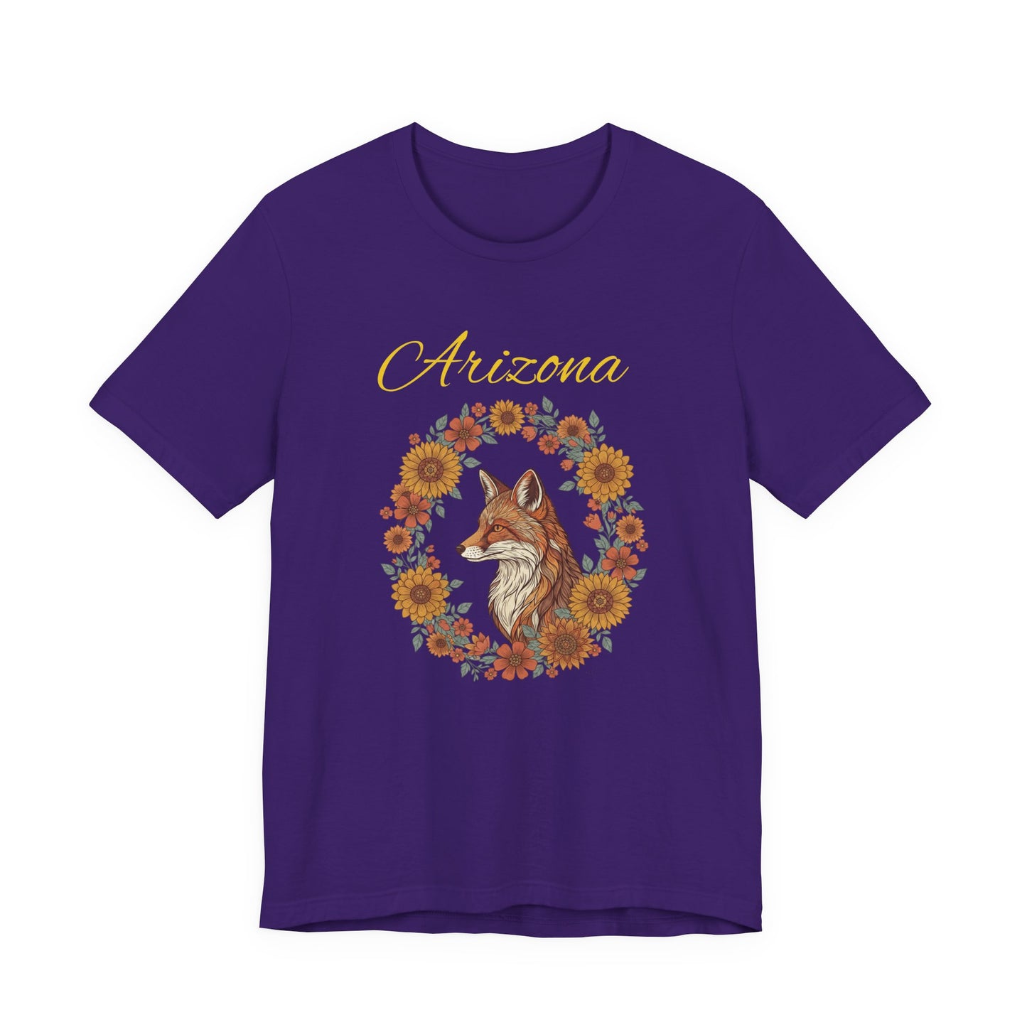 Arizona Coyote Floral Tee