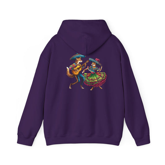 Folklorico Coyote & Bobcat Hoodie — Mariachi Dancers Design