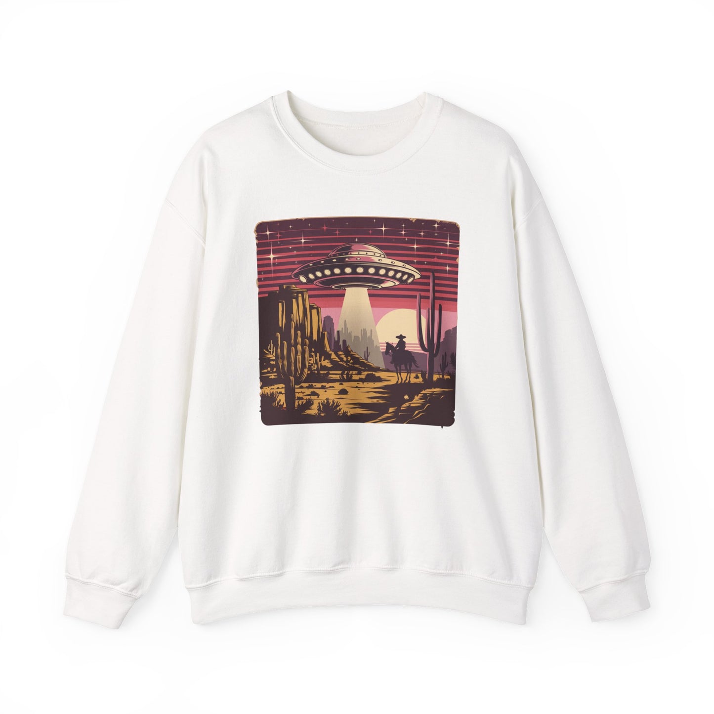 Cosmic Encounter in the Desert Sweatshirt - Unisex Heavy Blend™ Crewneck