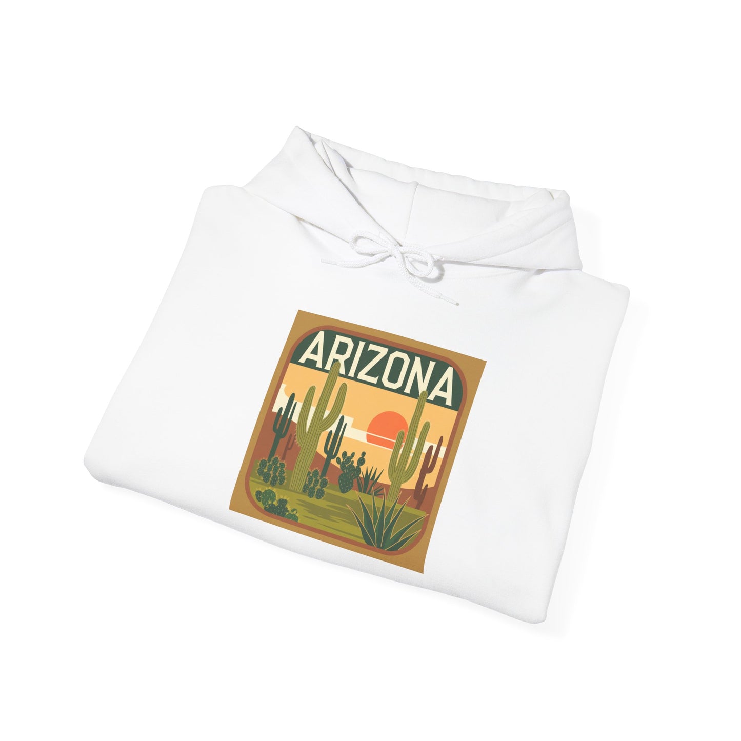 Desert Sunset Arizona Hoodie, Cozy Sweatshirt, Gift for Travelers, Unisex Hooded Pullover, Vintage Style Arizona Apparel, Nature Lover [...]