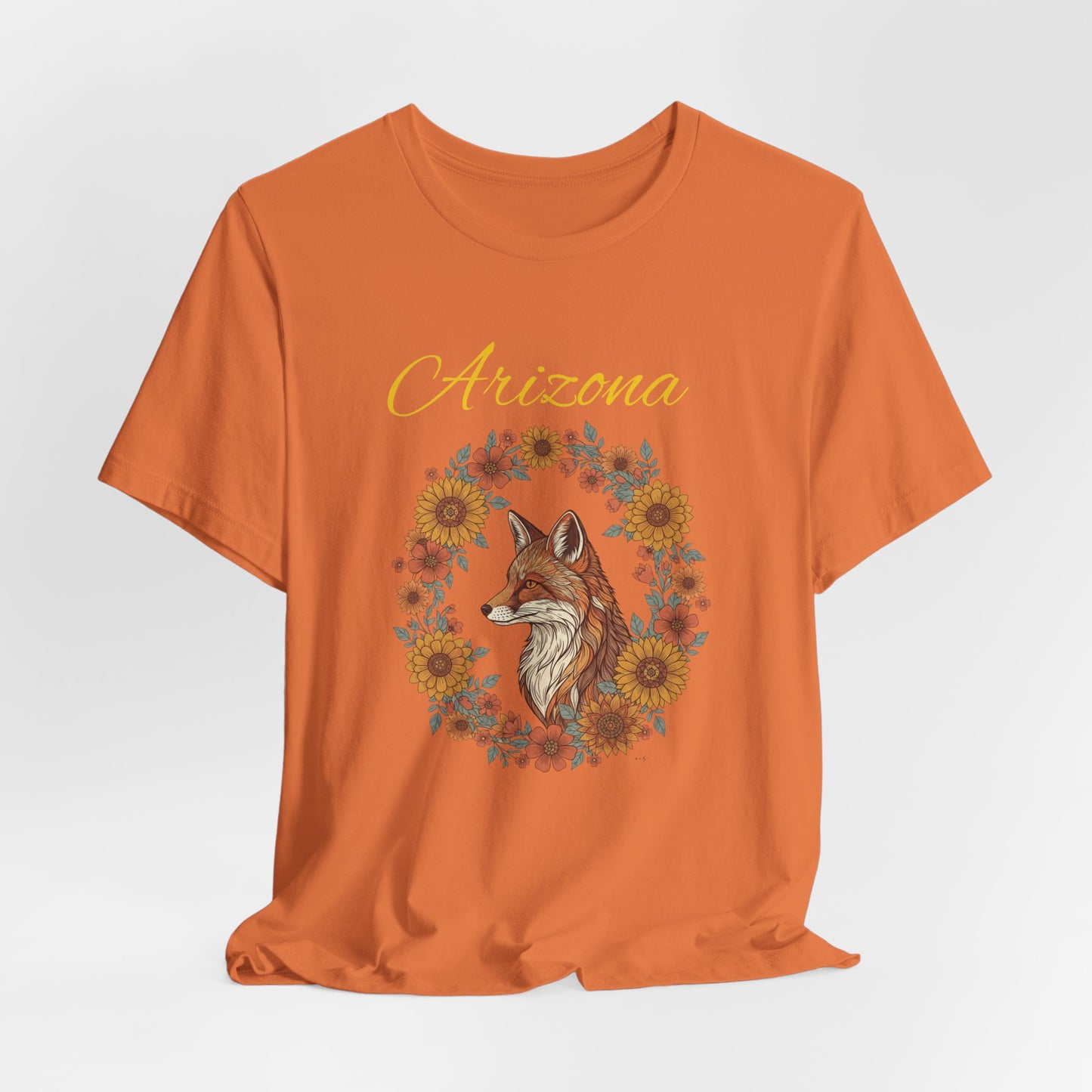 Arizona Coyote Floral Tee