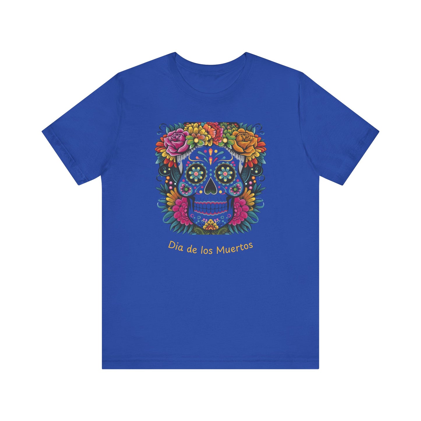 Dia de los Muertos Skull Tee - Unisex Jersey Short Sleeve Shirt, Day of the Dead Gift, Halloween Shirt, Festive Apparel, Colorful [...]