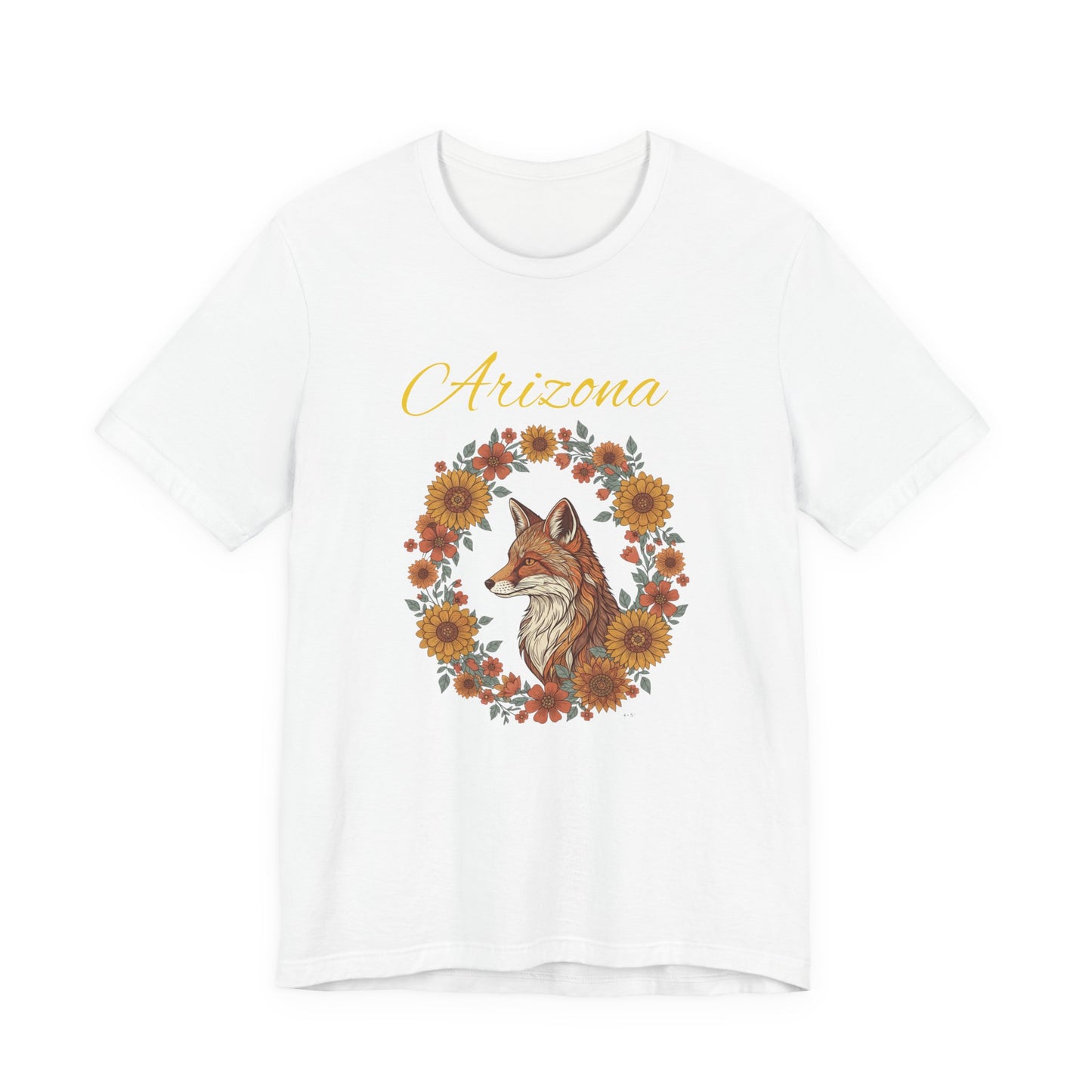 Arizona Coyote Floral Tee
