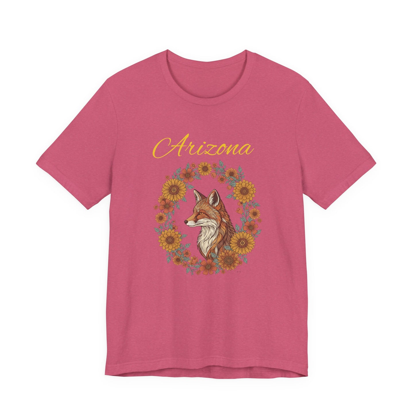 Arizona Coyote Floral Tee