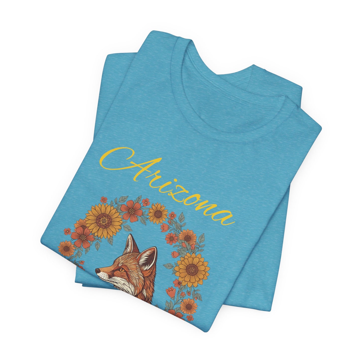 Arizona Coyote Floral Tee