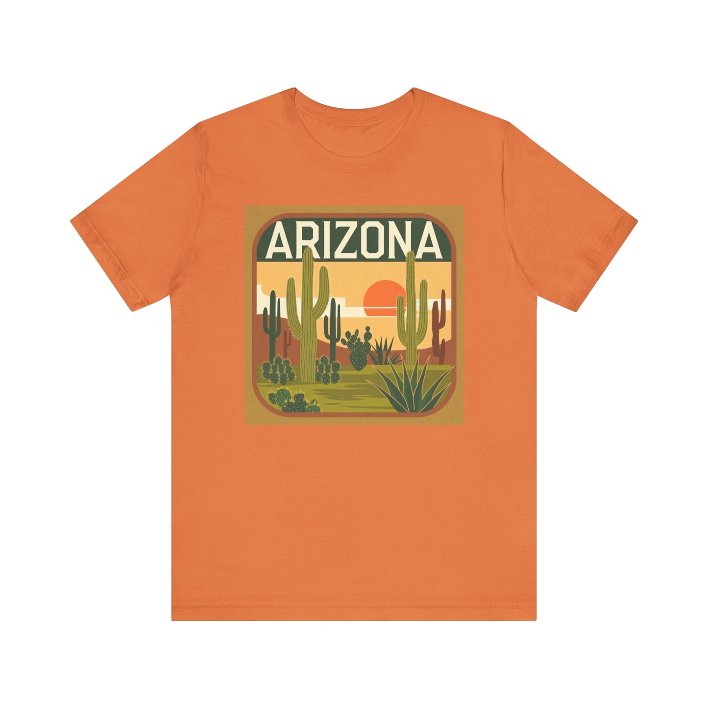 Arizona Sunset Graphic Tee | Casual Wear, Travel Souvenir, Vacation Shirt, Summer Apparel, Desert Nature Gift