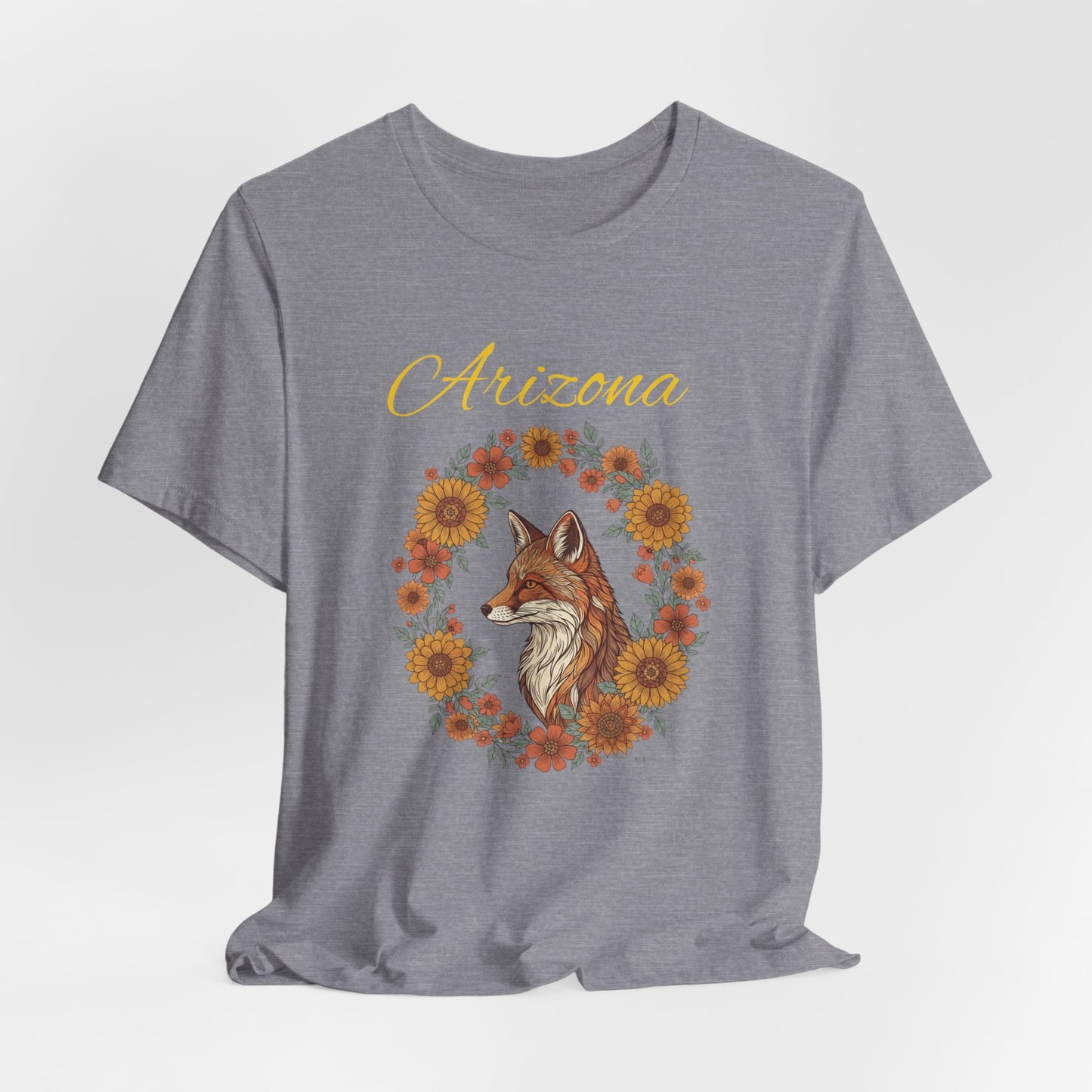 Arizona Coyote Floral Tee