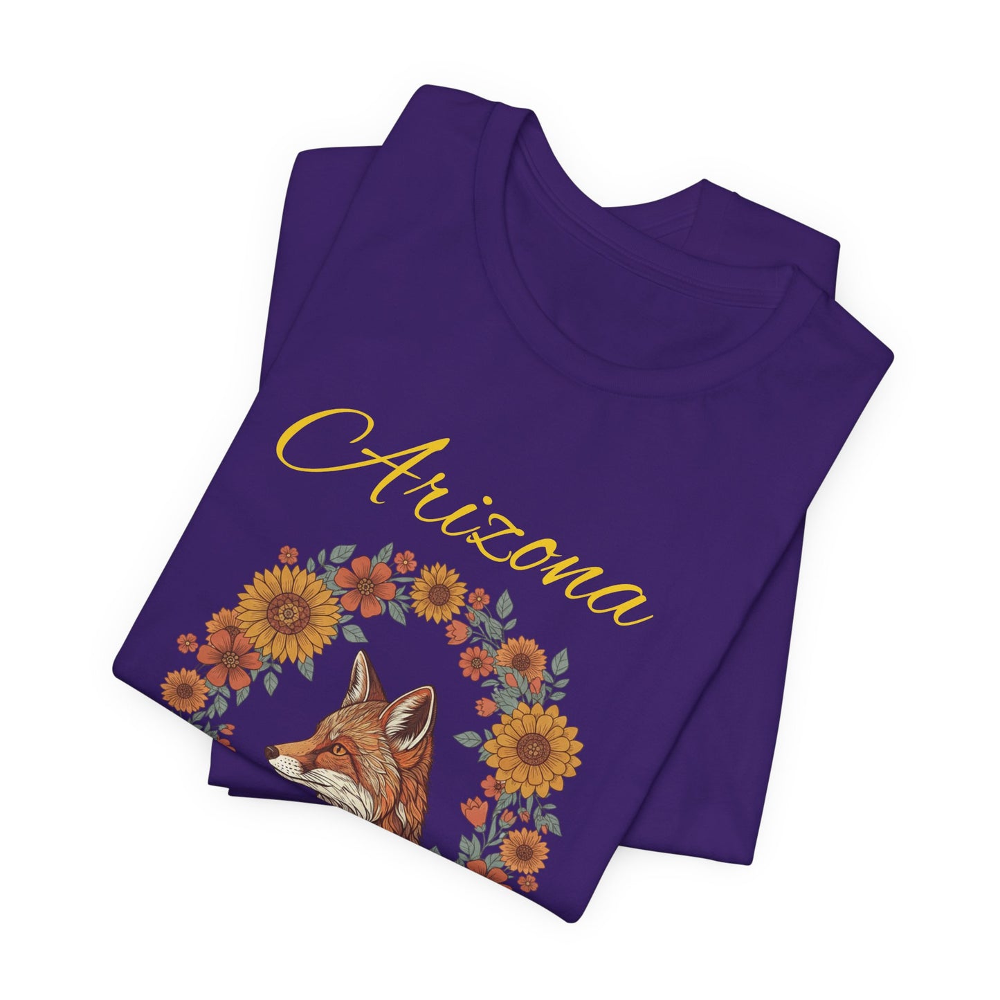 Arizona Coyote Floral Tee