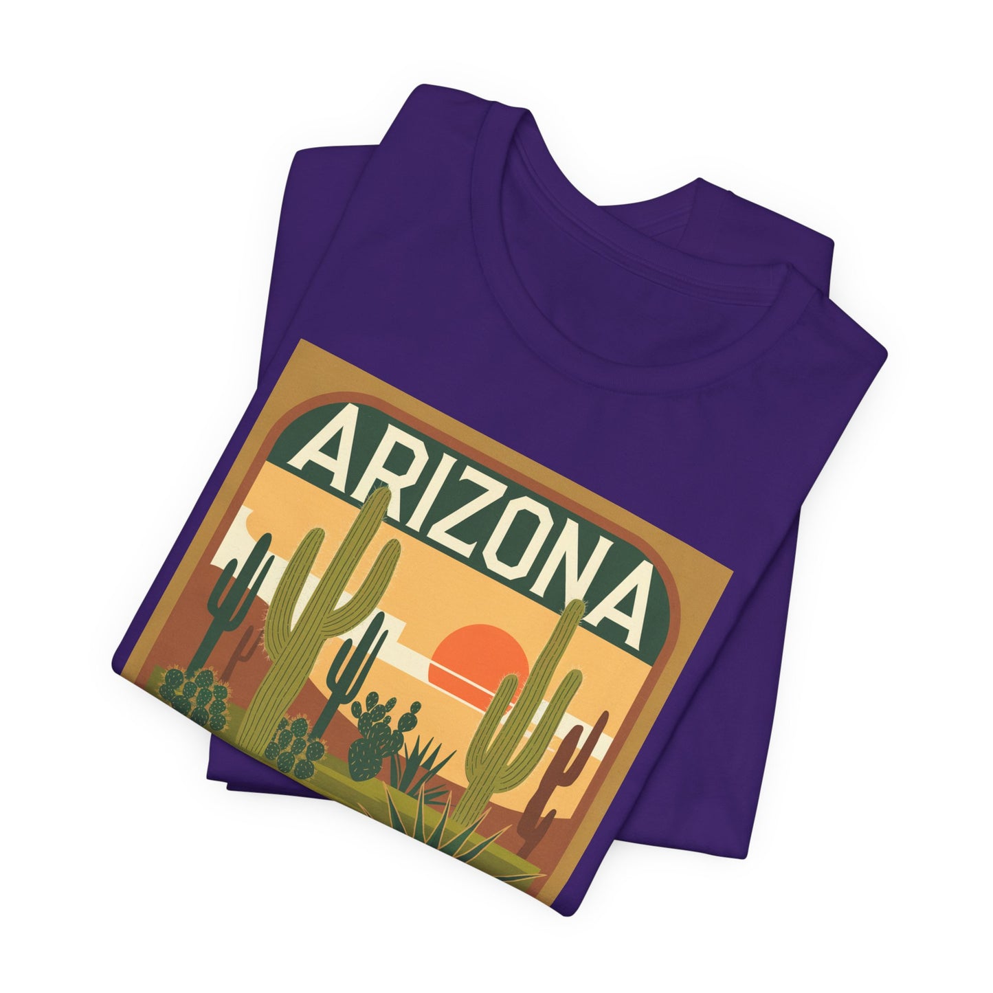 Arizona Sunset Graphic Tee | Casual Wear, Travel Souvenir, Vacation Shirt, Summer Apparel, Desert Nature Gift