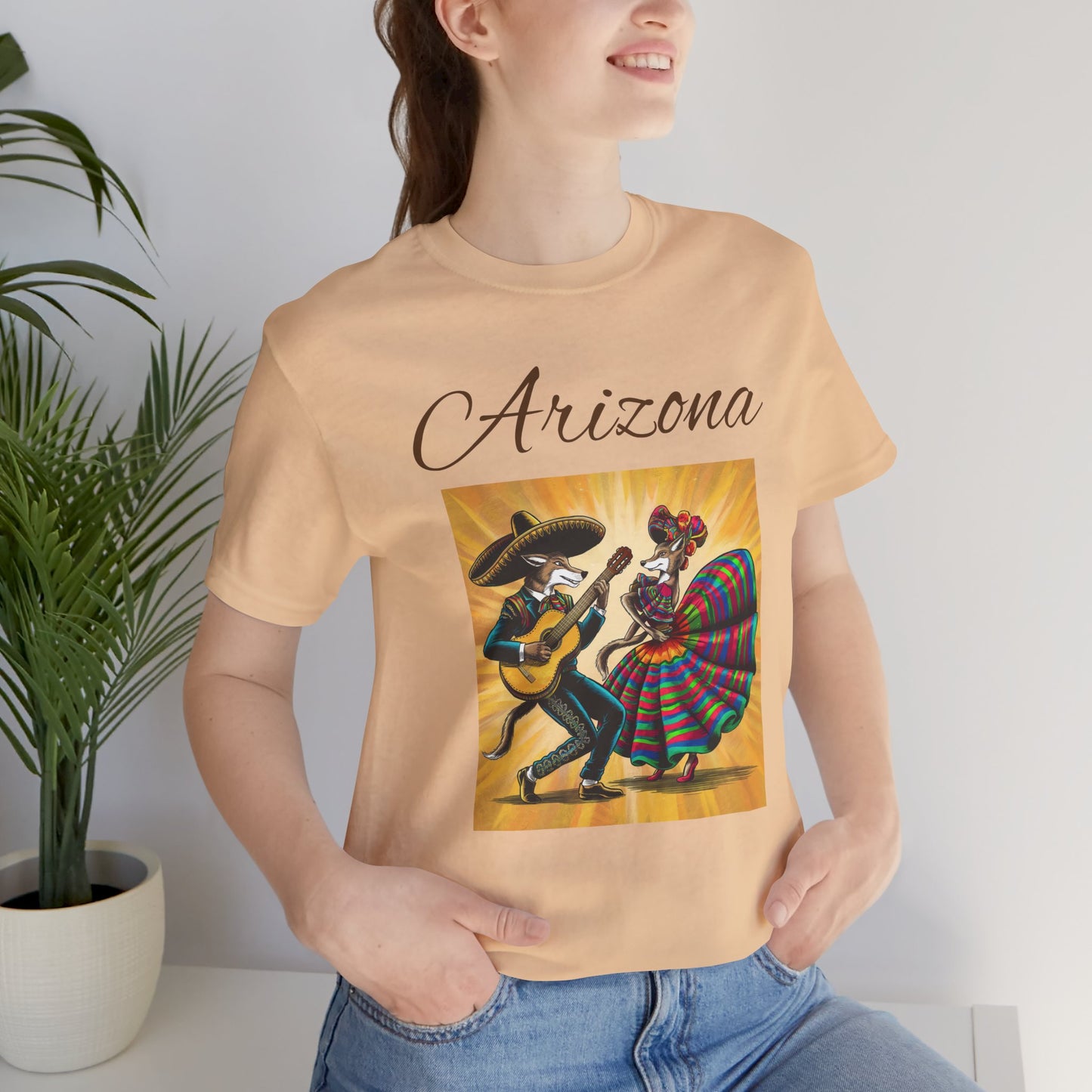 Arizona Fiesta Unisex Jersey Tee - Celebratory T-Shirt for Culture Lovers, Perfect for Parties, Gifts, Summer Festivals, and Day of the Dead