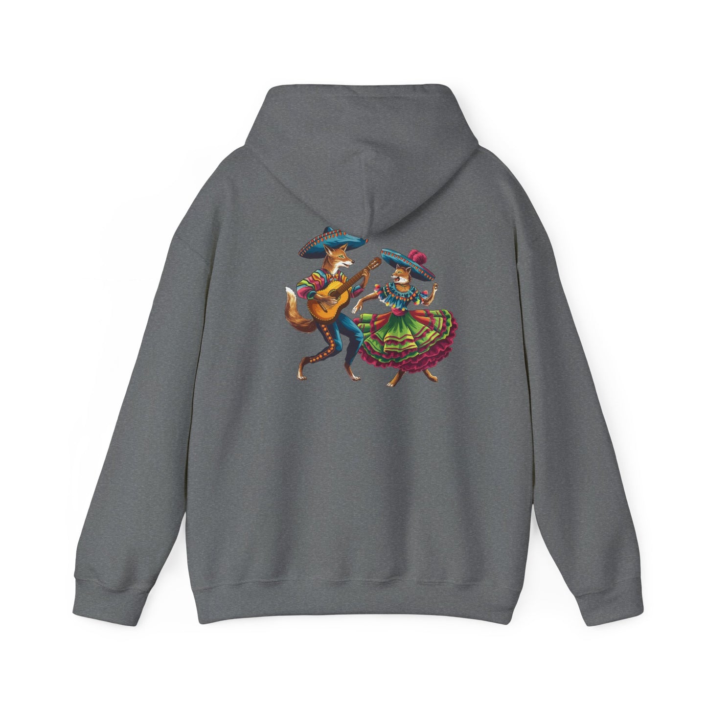 Folklorico Coyote & Bobcat Hoodie — Mariachi Dancers Design