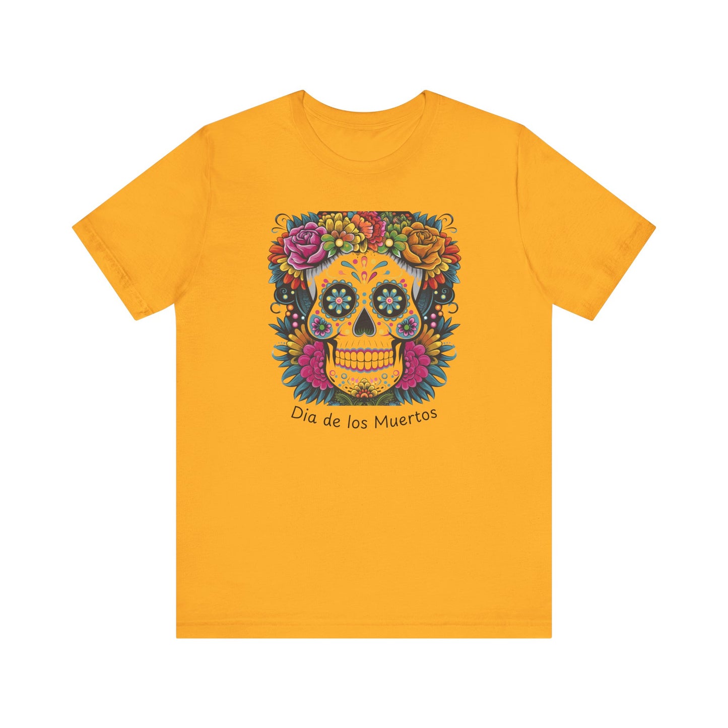 Dia de los Muertos Skull Tee - Unisex Jersey Short Sleeve Shirt, Day of the Dead Gift, Halloween Shirt, Festive Apparel, Colorful [...]