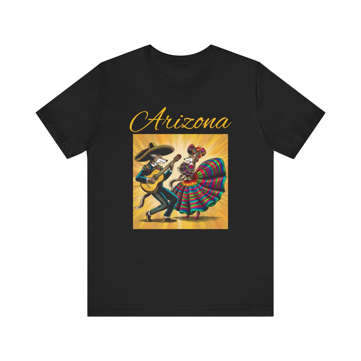 Arizona Fiesta Unisex Jersey Tee - Celebratory T-Shirt for Culture Lovers, Perfect for Parties, Gifts, Summer Festivals, and Day of the Dead