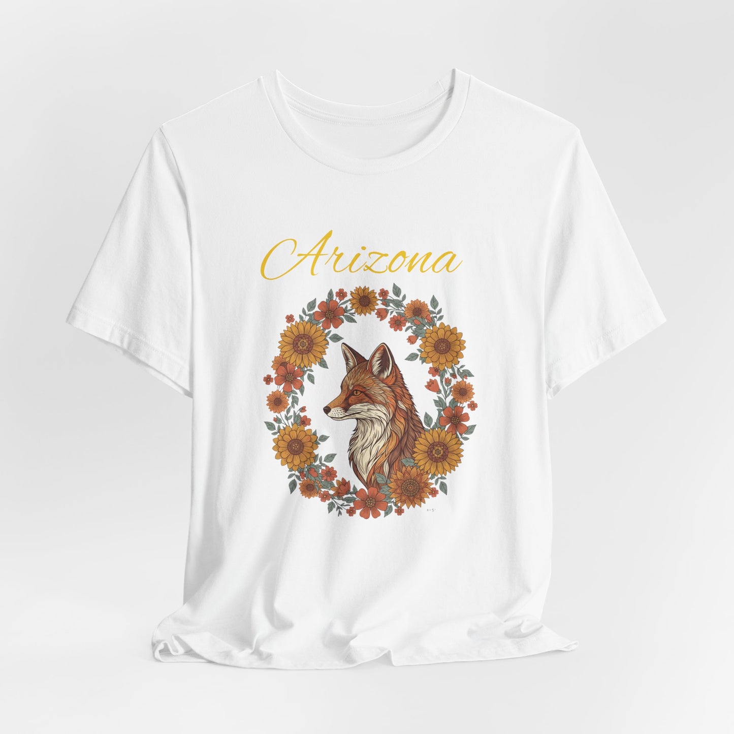 Arizona Coyote Floral Tee