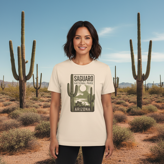 Saguaro National Park Tee | Desert Vibes Shirt, Arizona Souvenir, Nature Lovers Gift, Unisex Casual Wear, Travel Apparel