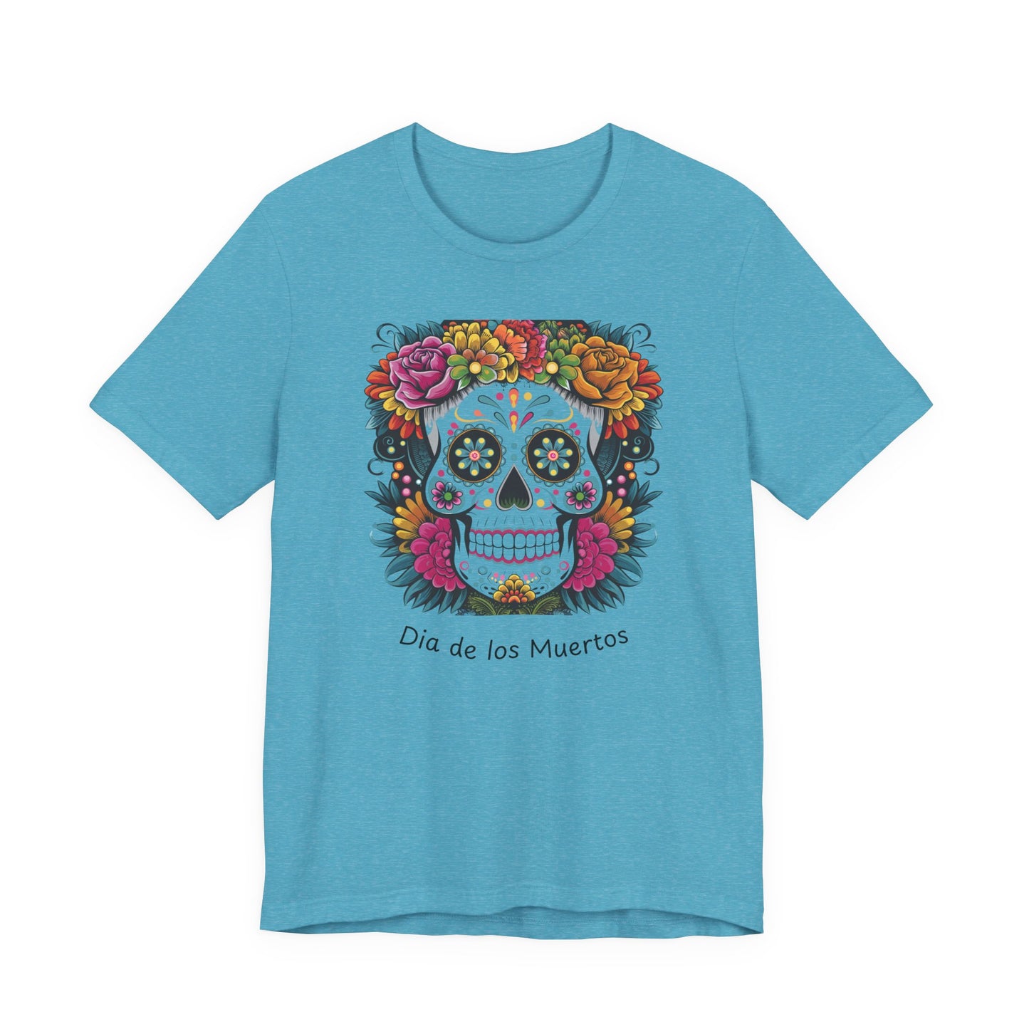 Dia de los Muertos Skull Tee - Unisex Jersey Short Sleeve Shirt, Day of the Dead Gift, Halloween Shirt, Festive Apparel, Colorful [...]