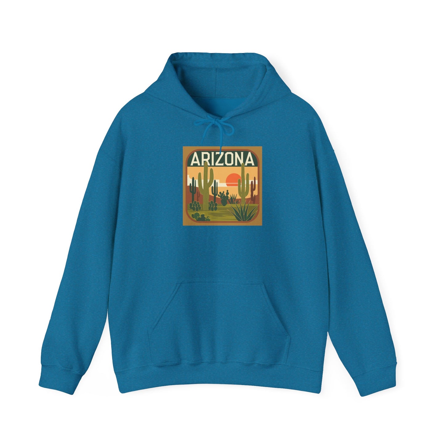 Desert Sunset Arizona Hoodie, Cozy Sweatshirt, Gift for Travelers, Unisex Hooded Pullover, Vintage Style Arizona Apparel, Nature Lover [...]
