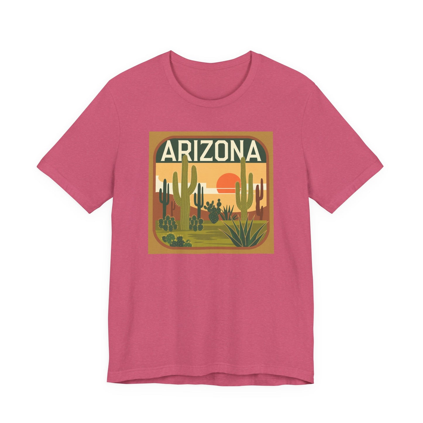 Arizona Sunset Graphic Tee | Casual Wear, Travel Souvenir, Vacation Shirt, Summer Apparel, Desert Nature Gift