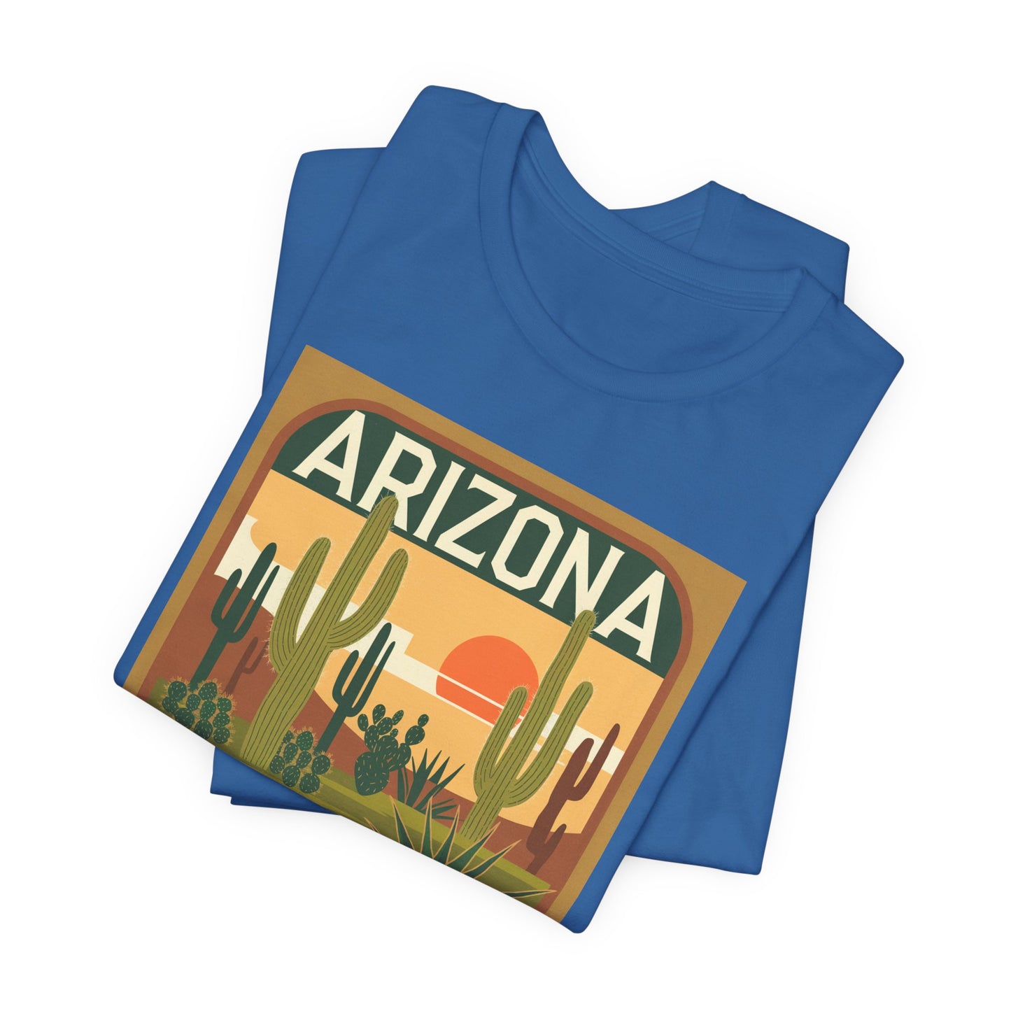 Arizona Sunset Graphic Tee | Casual Wear, Travel Souvenir, Vacation Shirt, Summer Apparel, Desert Nature Gift