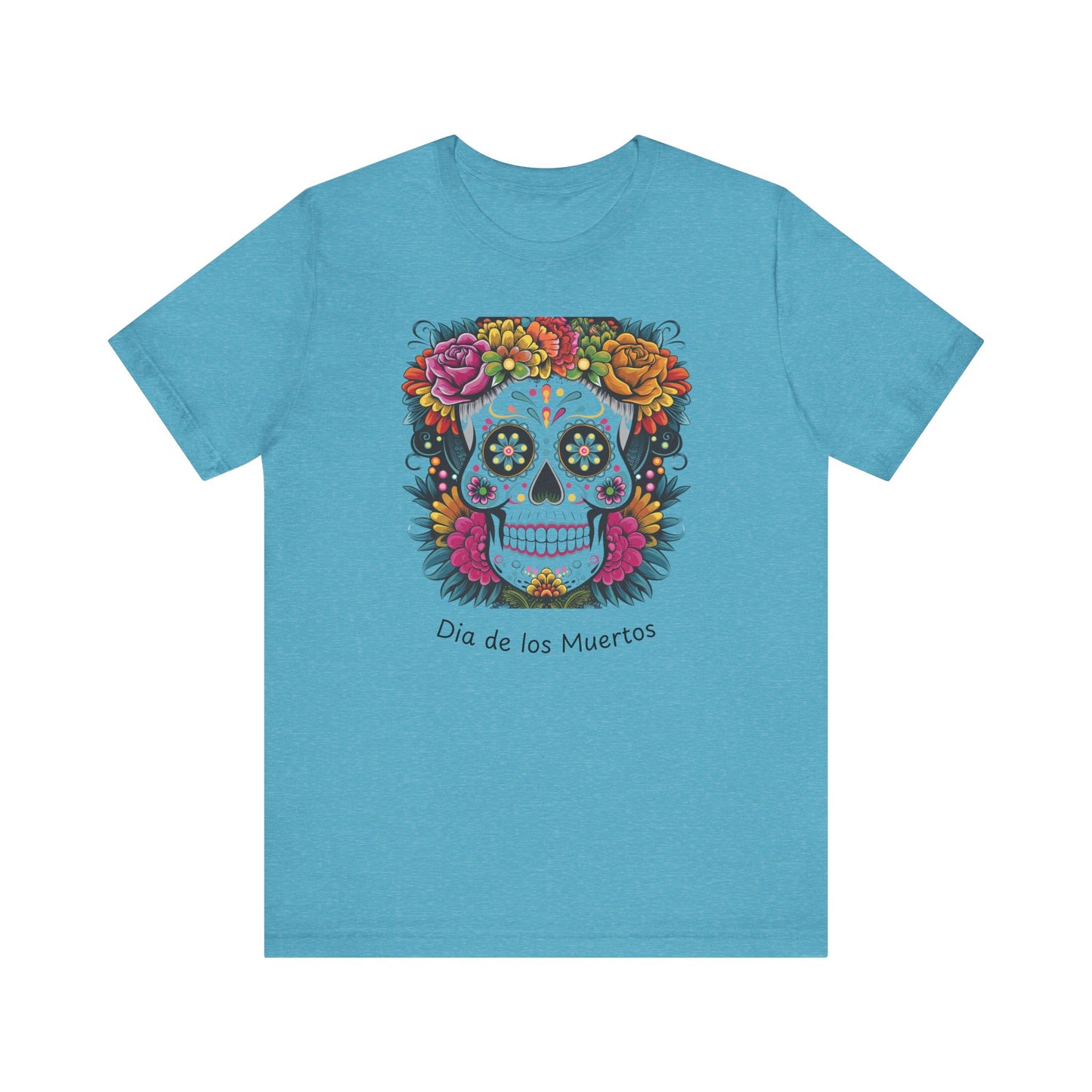 Dia de los Muertos Skull Tee - Unisex Jersey Short Sleeve Shirt, Day of the Dead Gift, Halloween Shirt, Festive Apparel, Colorful [...]