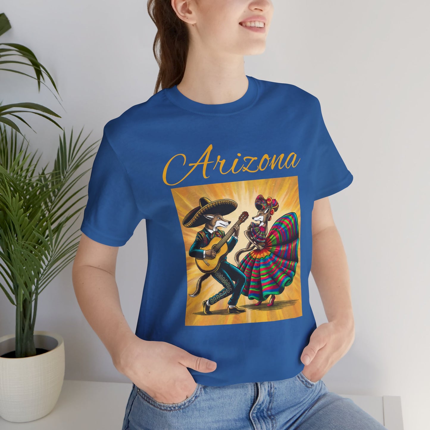 Arizona Fiesta Unisex Jersey Tee - Celebratory T-Shirt for Culture Lovers, Perfect for Parties, Gifts, Summer Festivals, and Day of the Dead