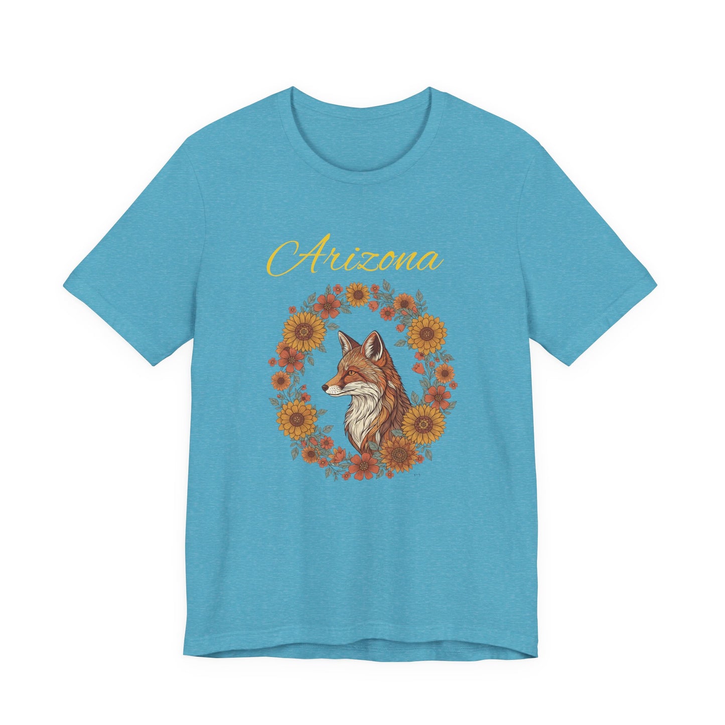 Arizona Coyote Floral Tee