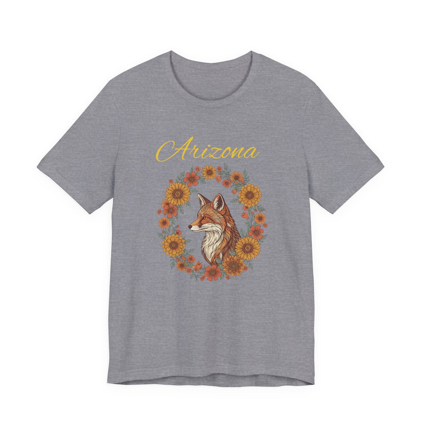 Arizona Coyote Floral Tee