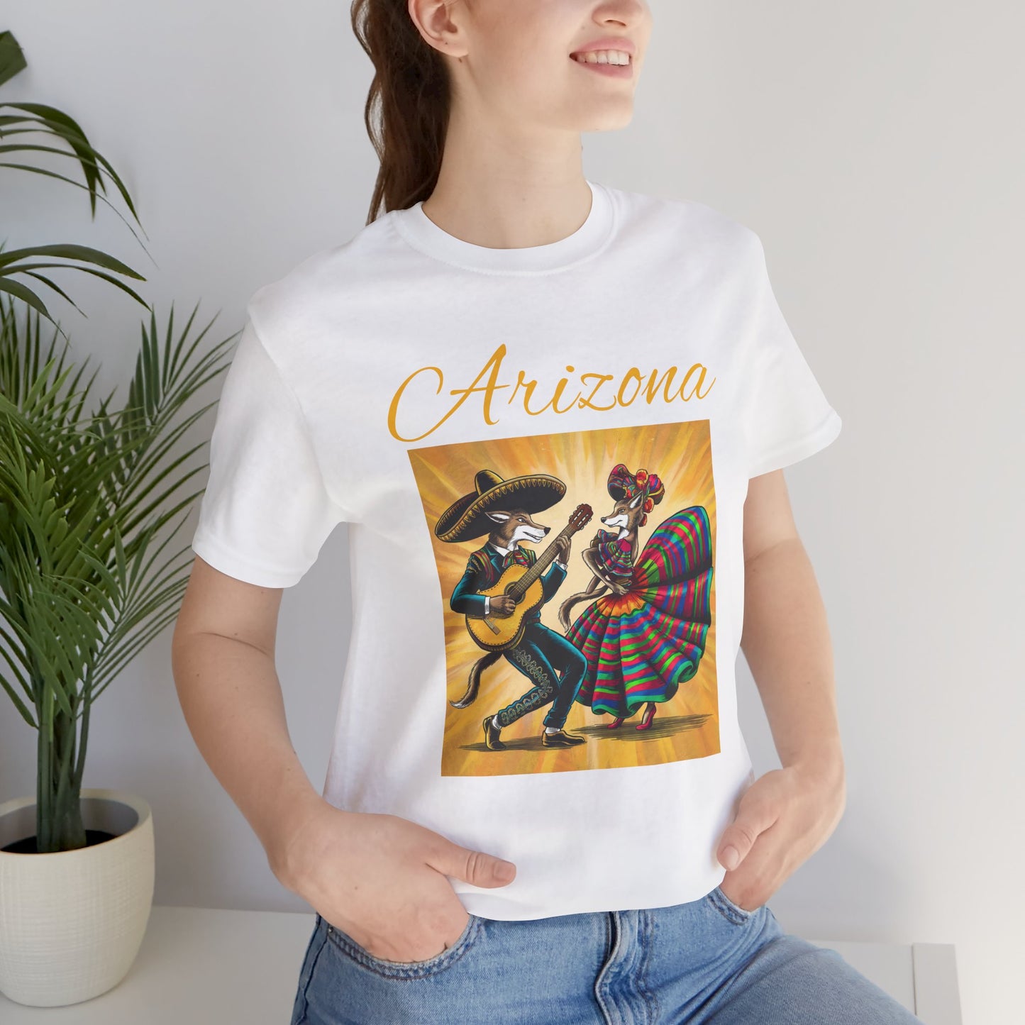 Arizona Fiesta Unisex Jersey Tee - Celebratory T-Shirt for Culture Lovers, Perfect for Parties, Gifts, Summer Festivals, and Day of the Dead