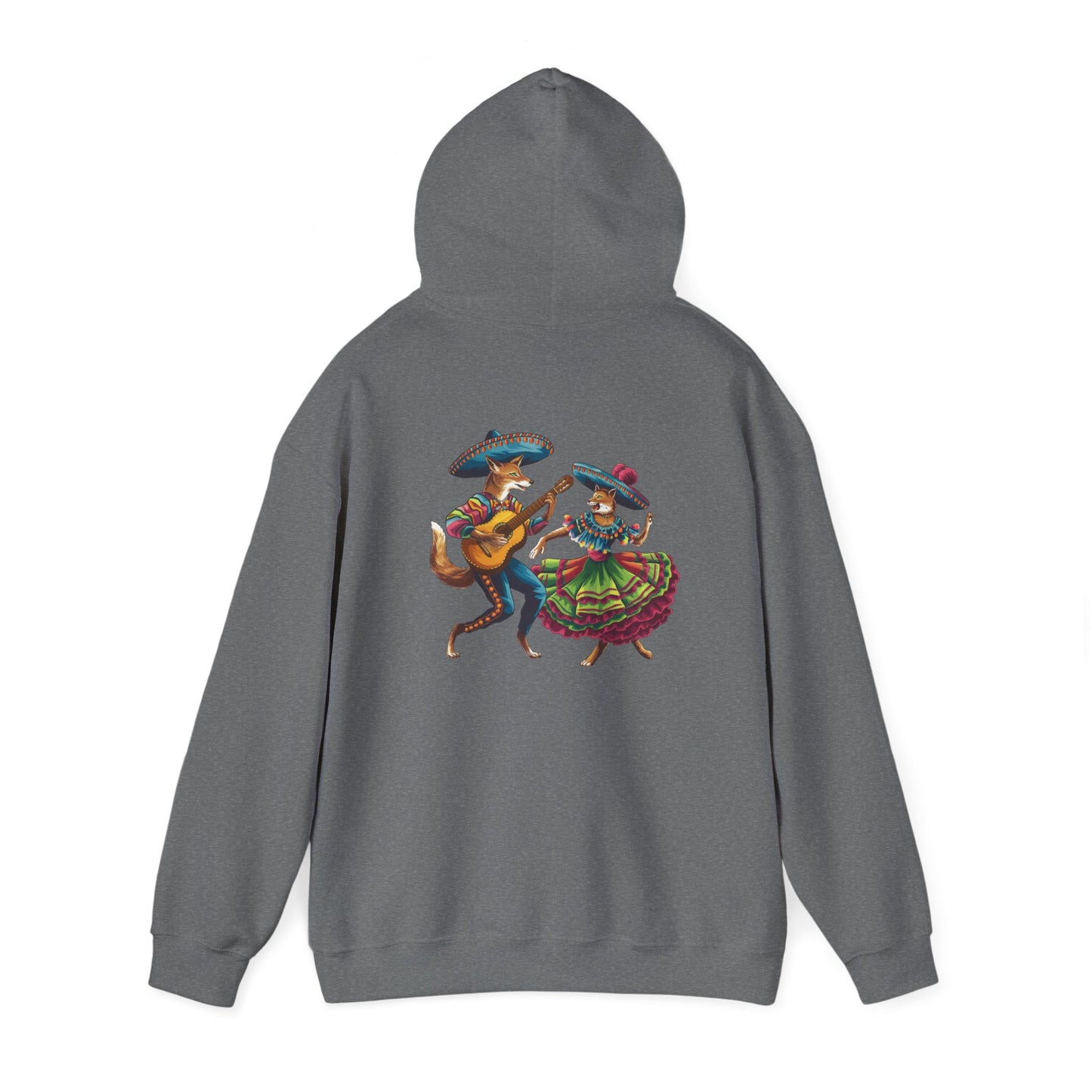 Folklorico Coyote & Bobcat Hoodie — Mariachi Dancers Design
