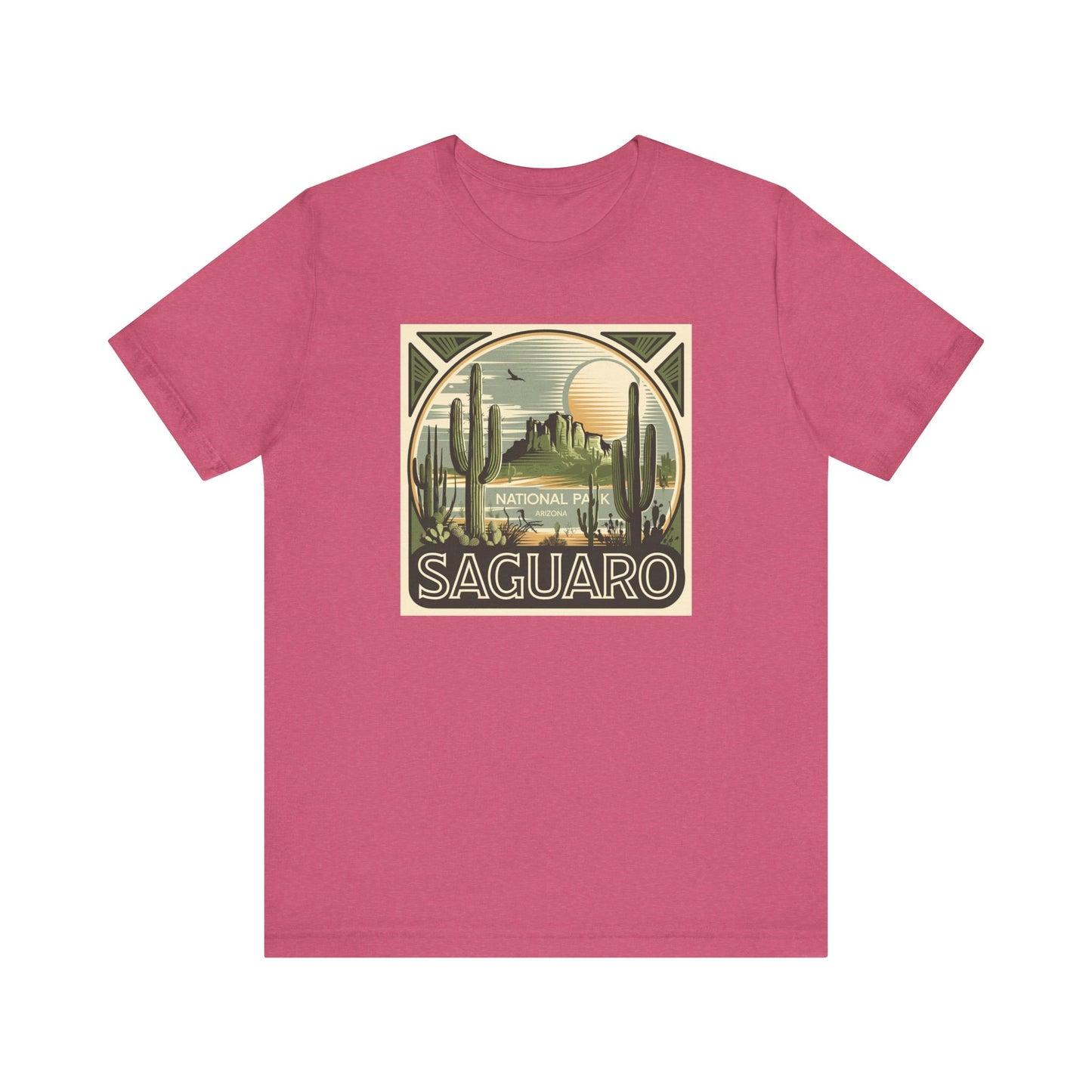 Saguaro National Park Vintage Tee, Arizona Travel and Souvenir ,Unisex short sleeve tee
